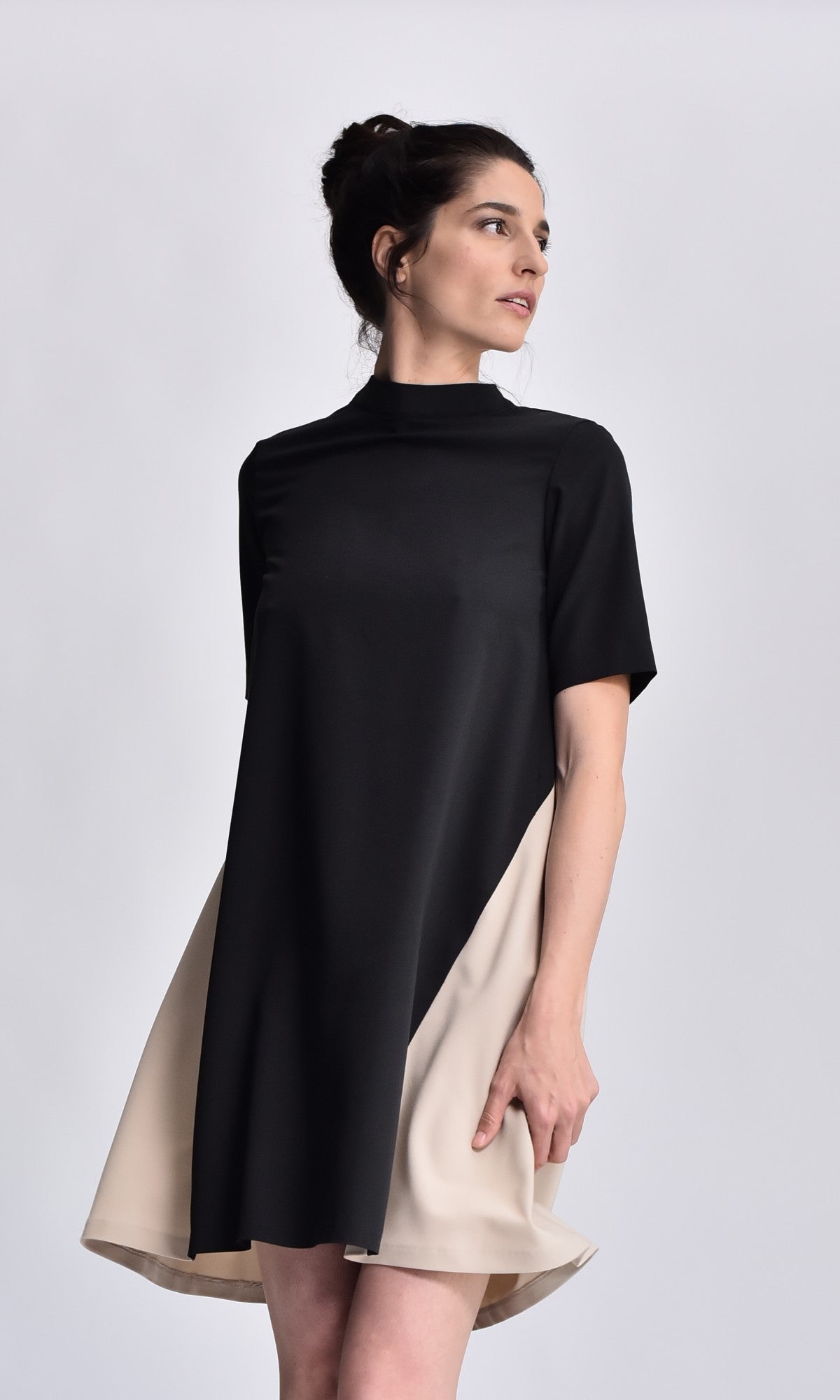 Bicolour Mini Dress - AAKASHA