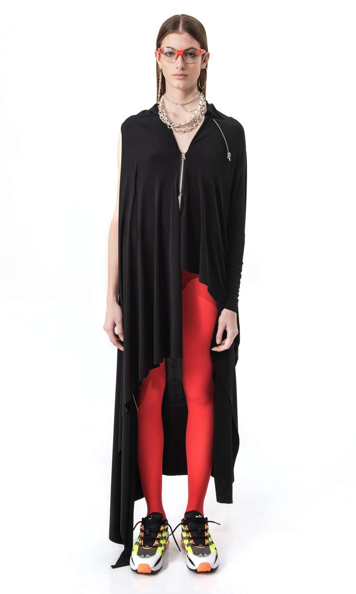 Gilet tunique long multifaçon