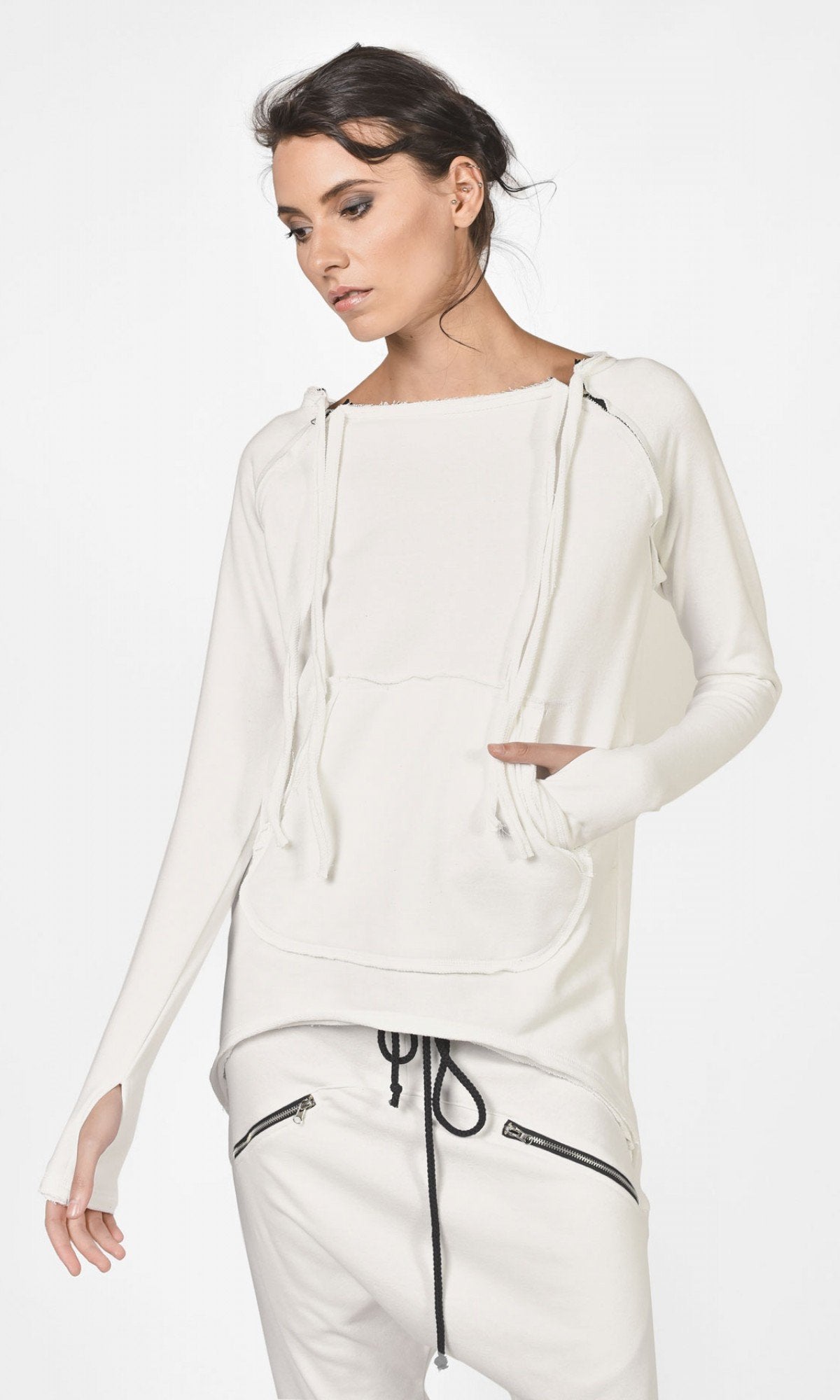 Arm Zipper Sweatshirt - AAKASHA