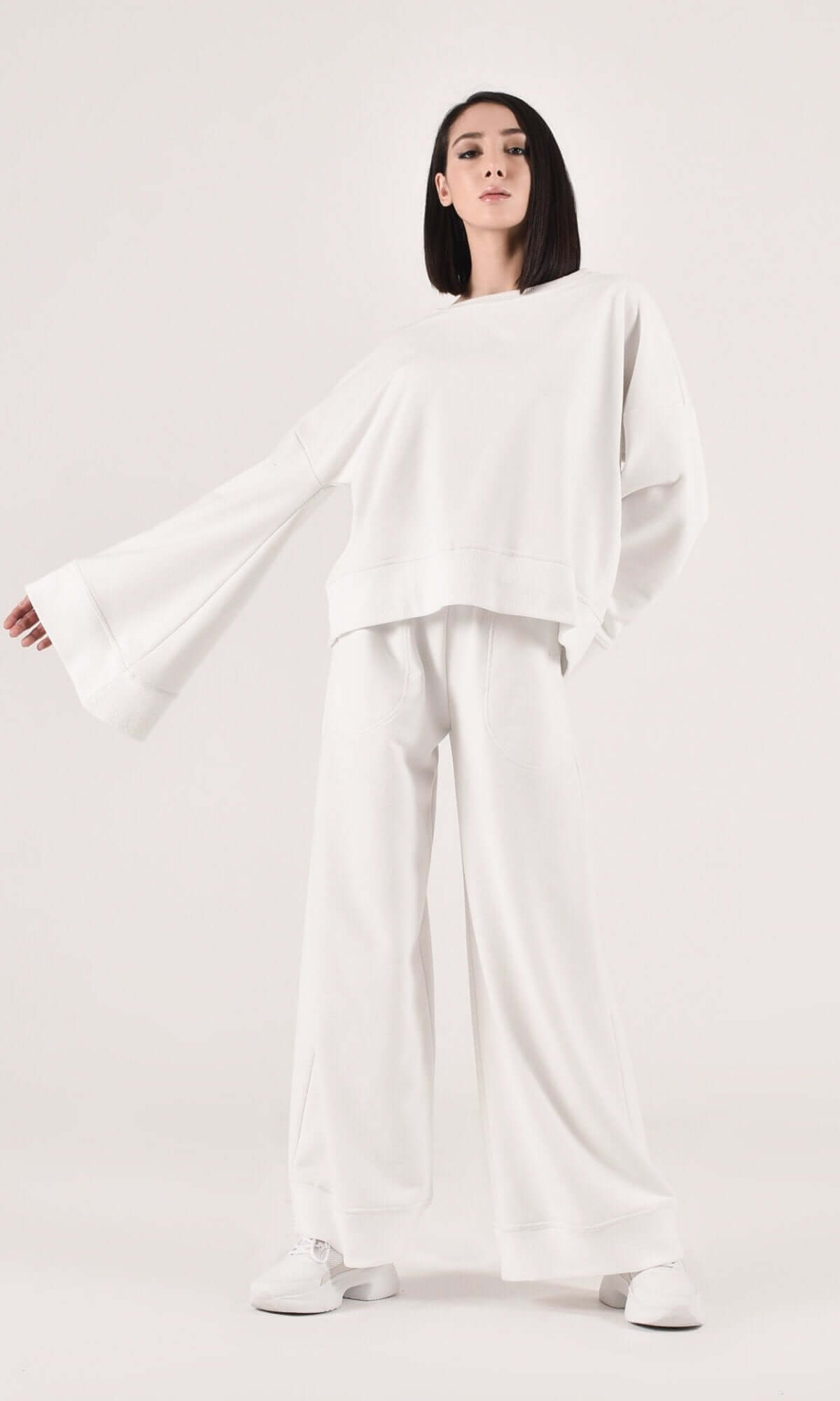 Blouse élégante à manches cloche