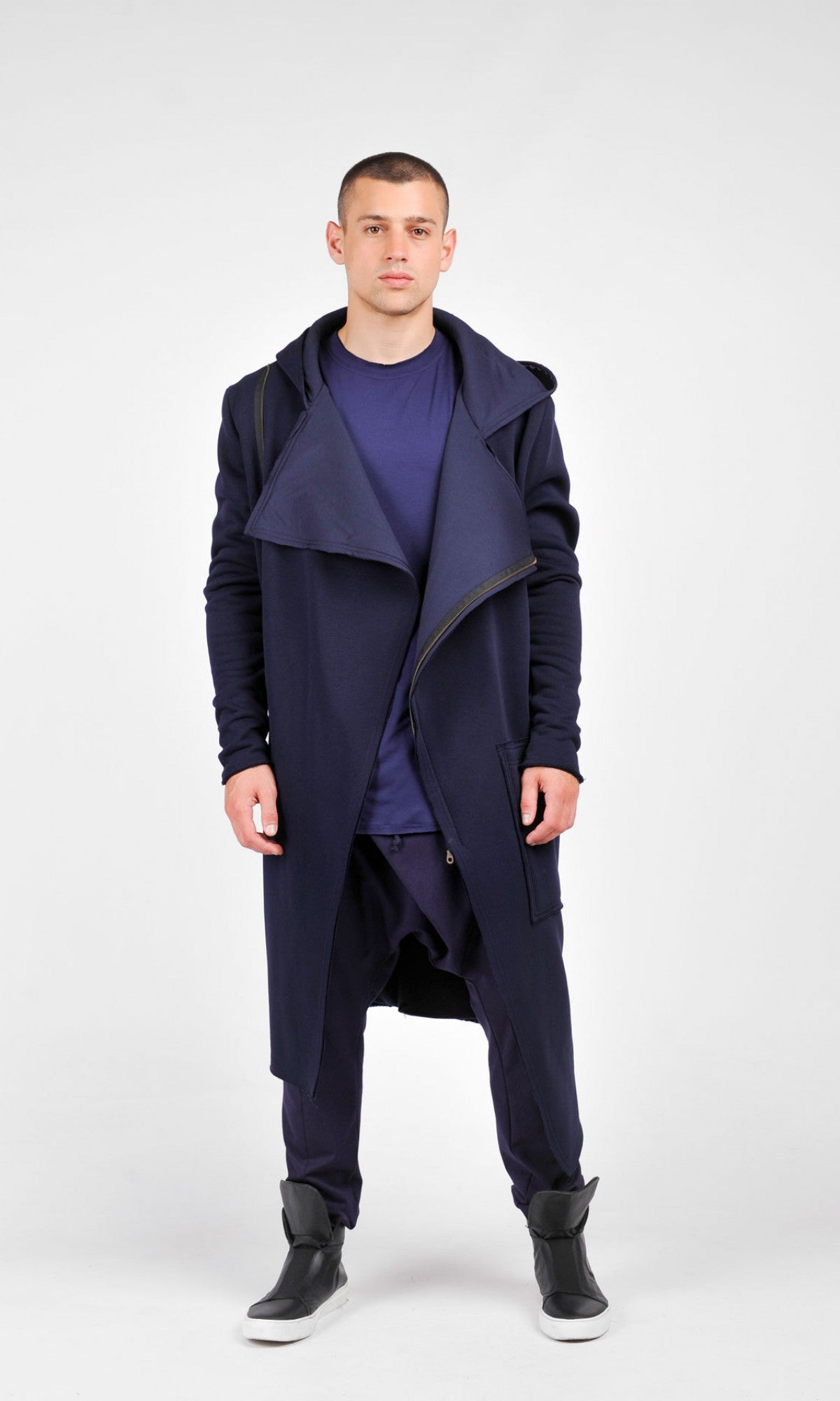 Hooded Lined Soft Coat