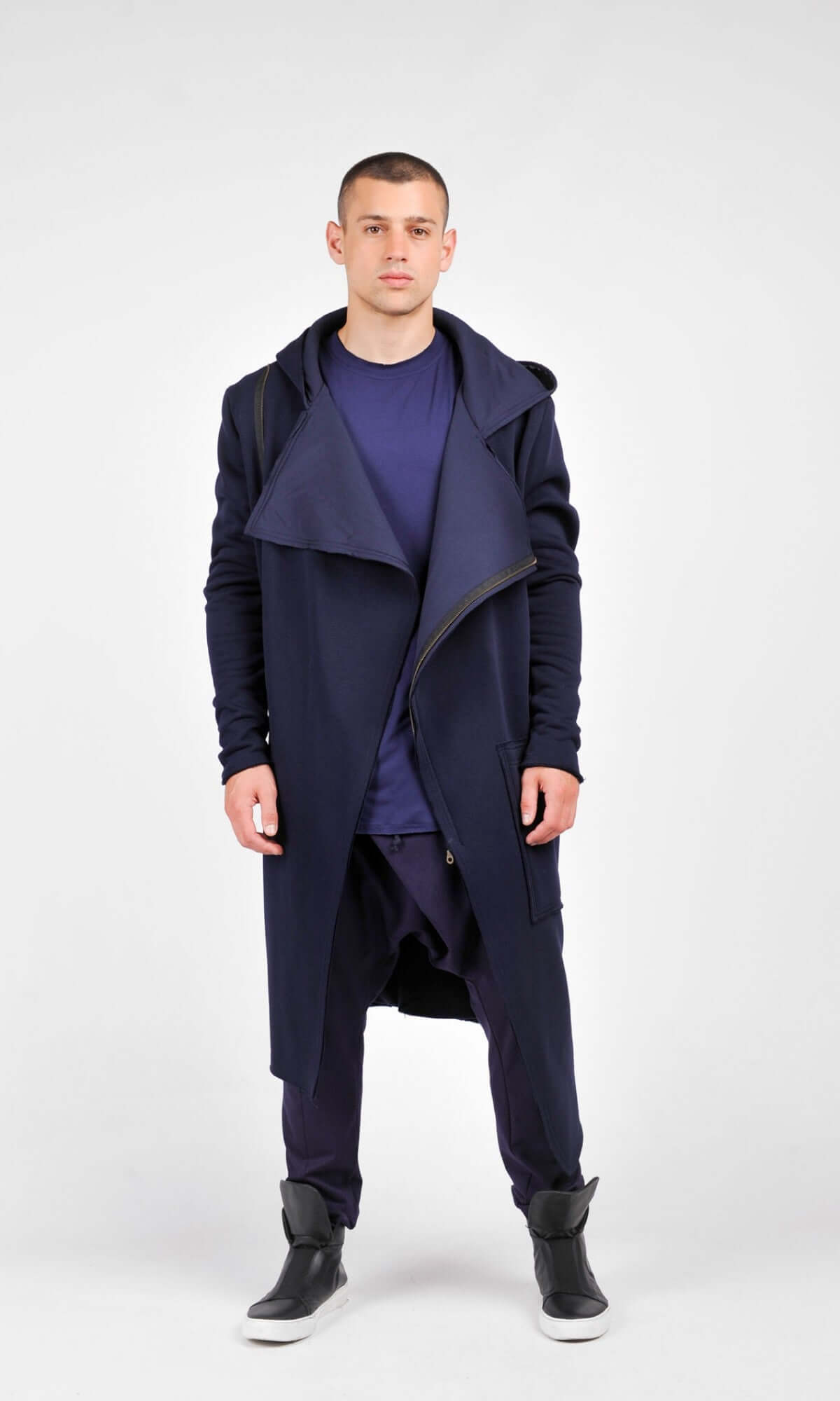 Hooded Lined Soft Coat