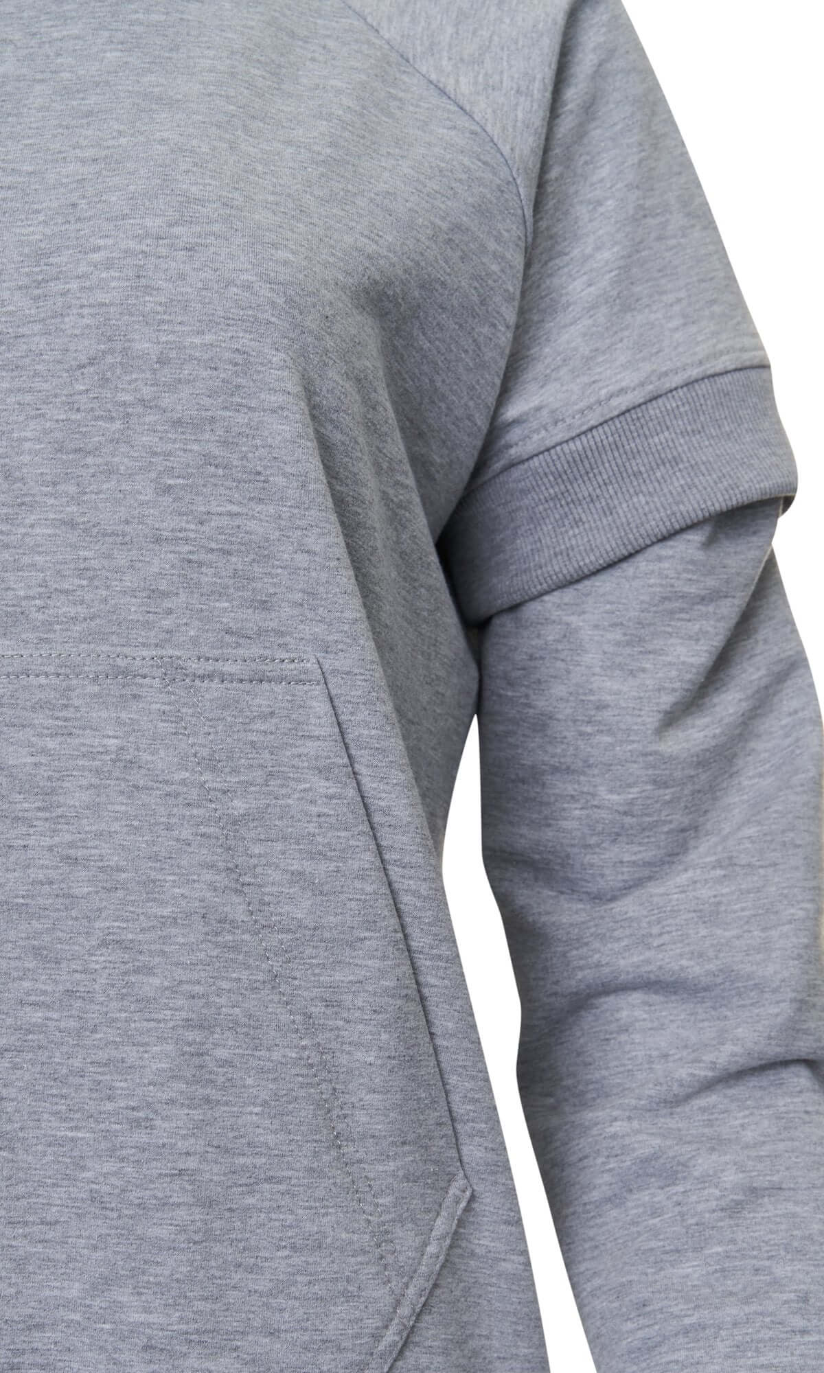 Sweat-shirt kangourou multifaçon