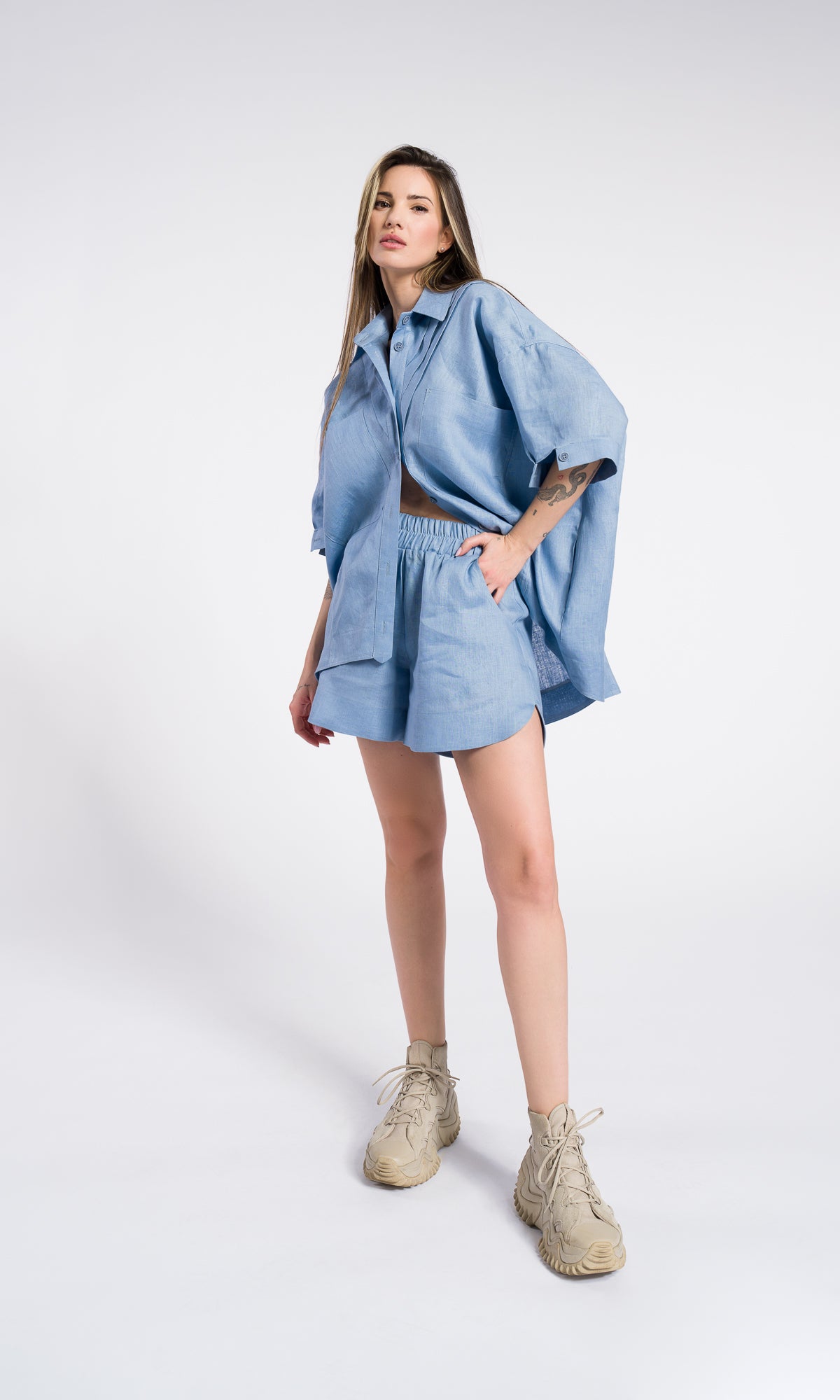 Linen Summer Boho Shirt