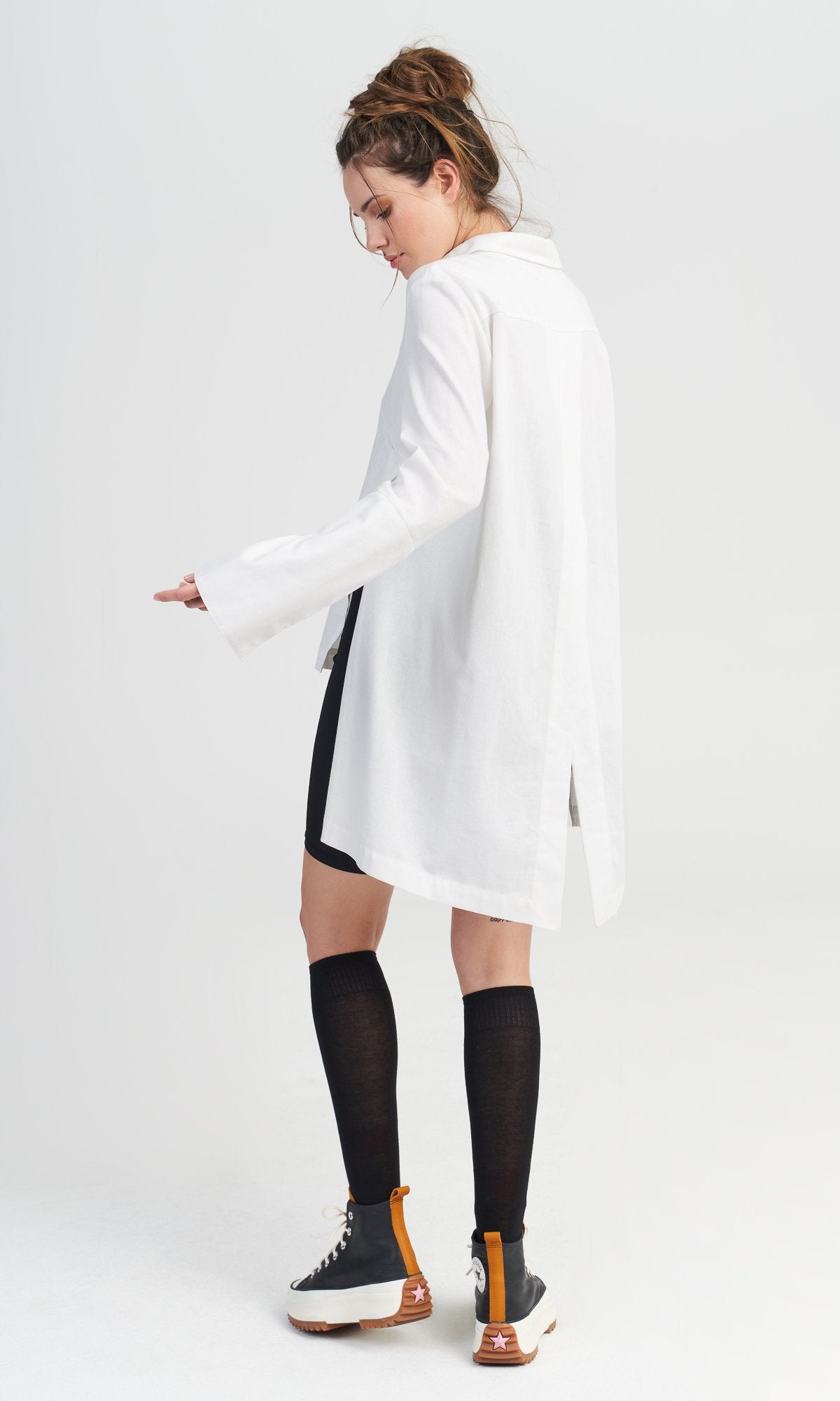 Elegant Asymmetric Linen Shirt