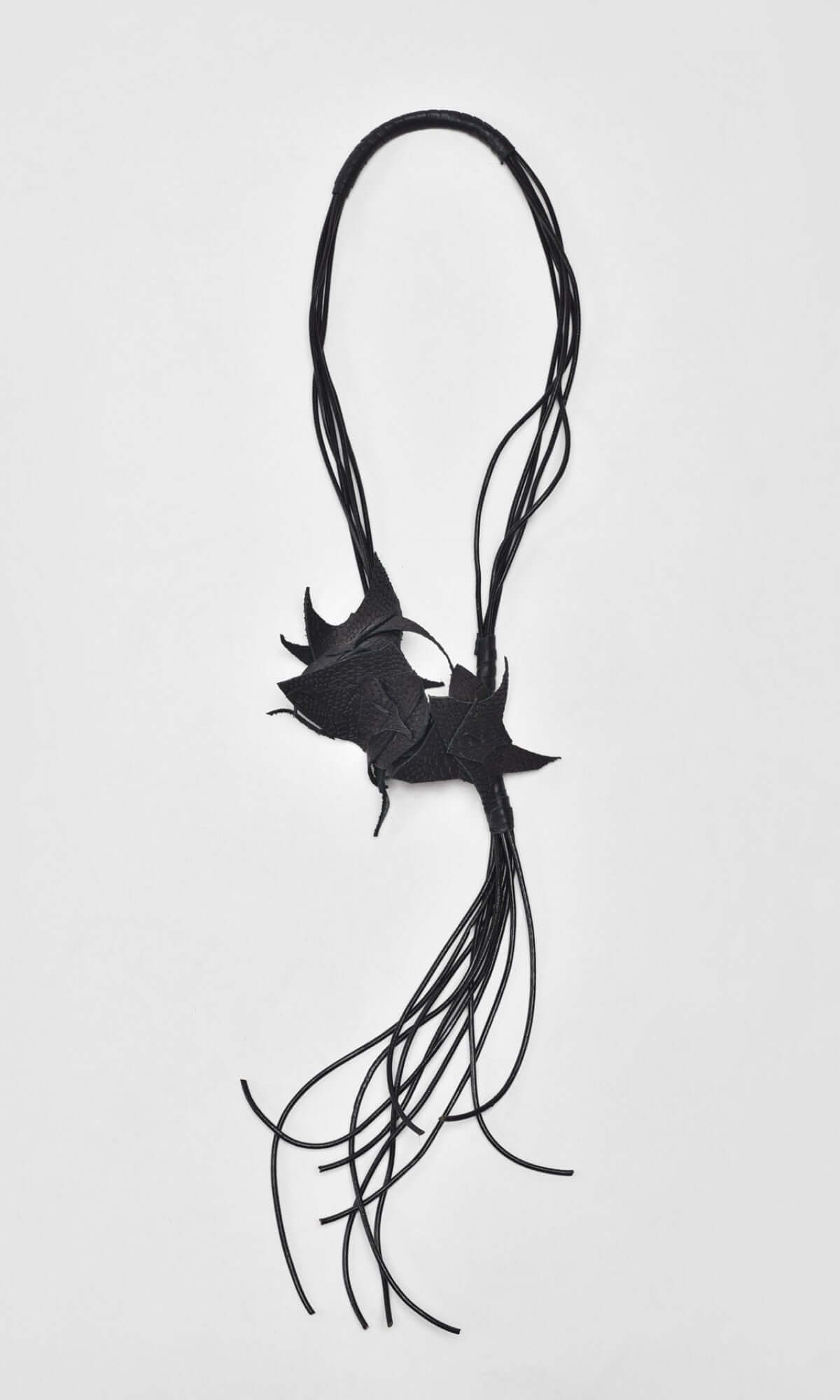 Collier en cuir Passion Feuilles de dragon
