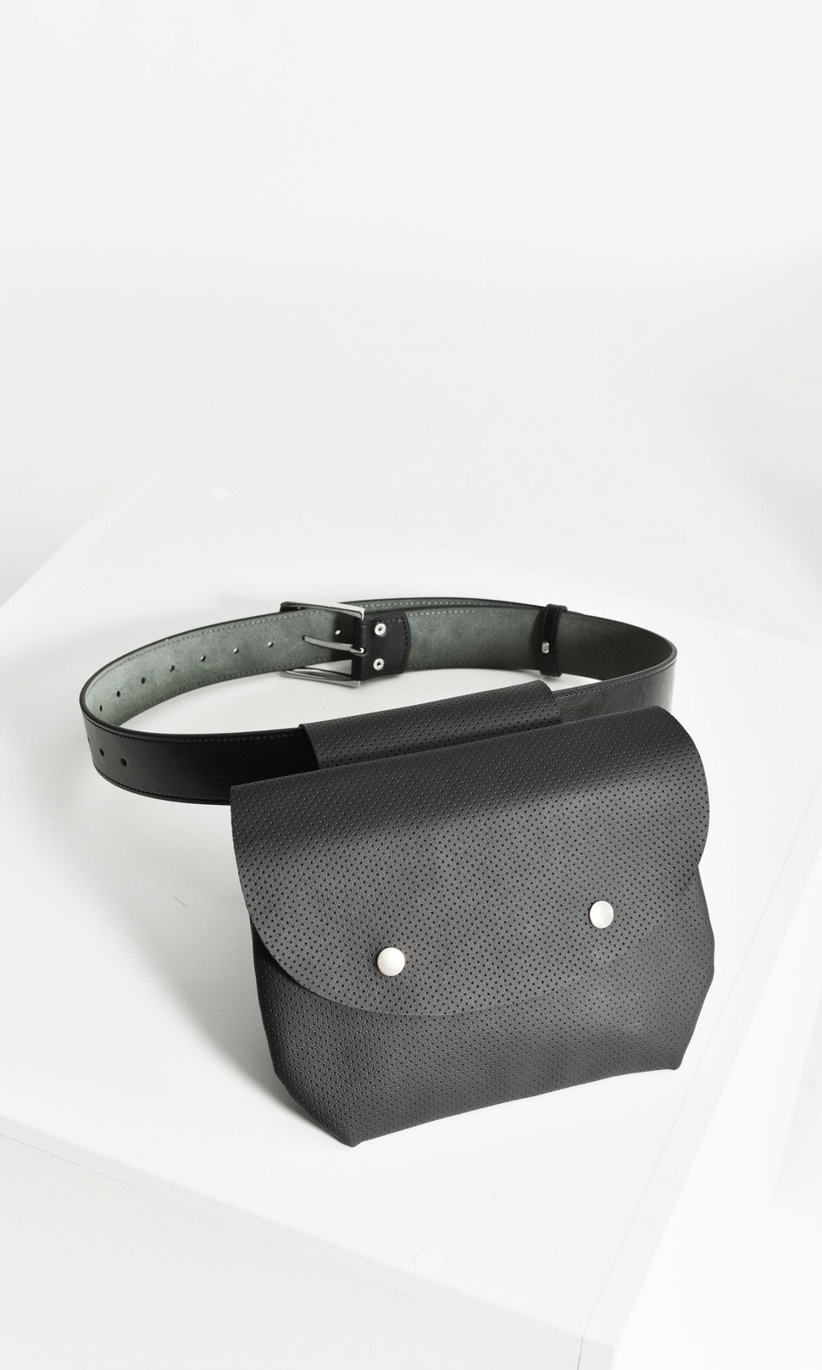 Perfo Leather Belt Bag