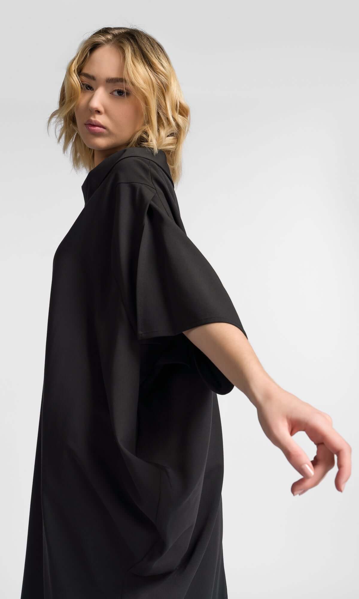 Robe longue bicolore