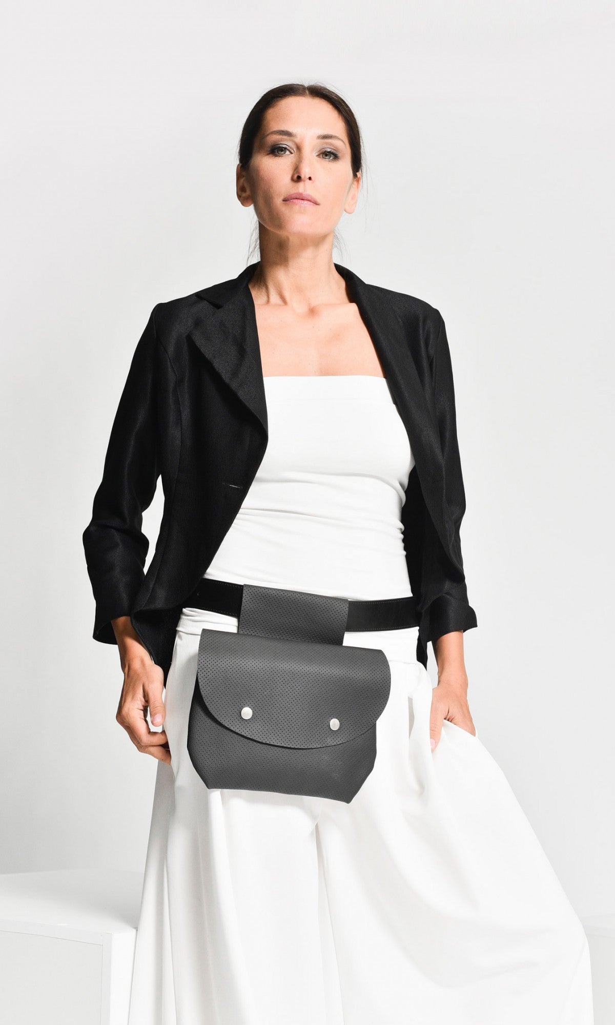 Perfo Leather Belt Bag