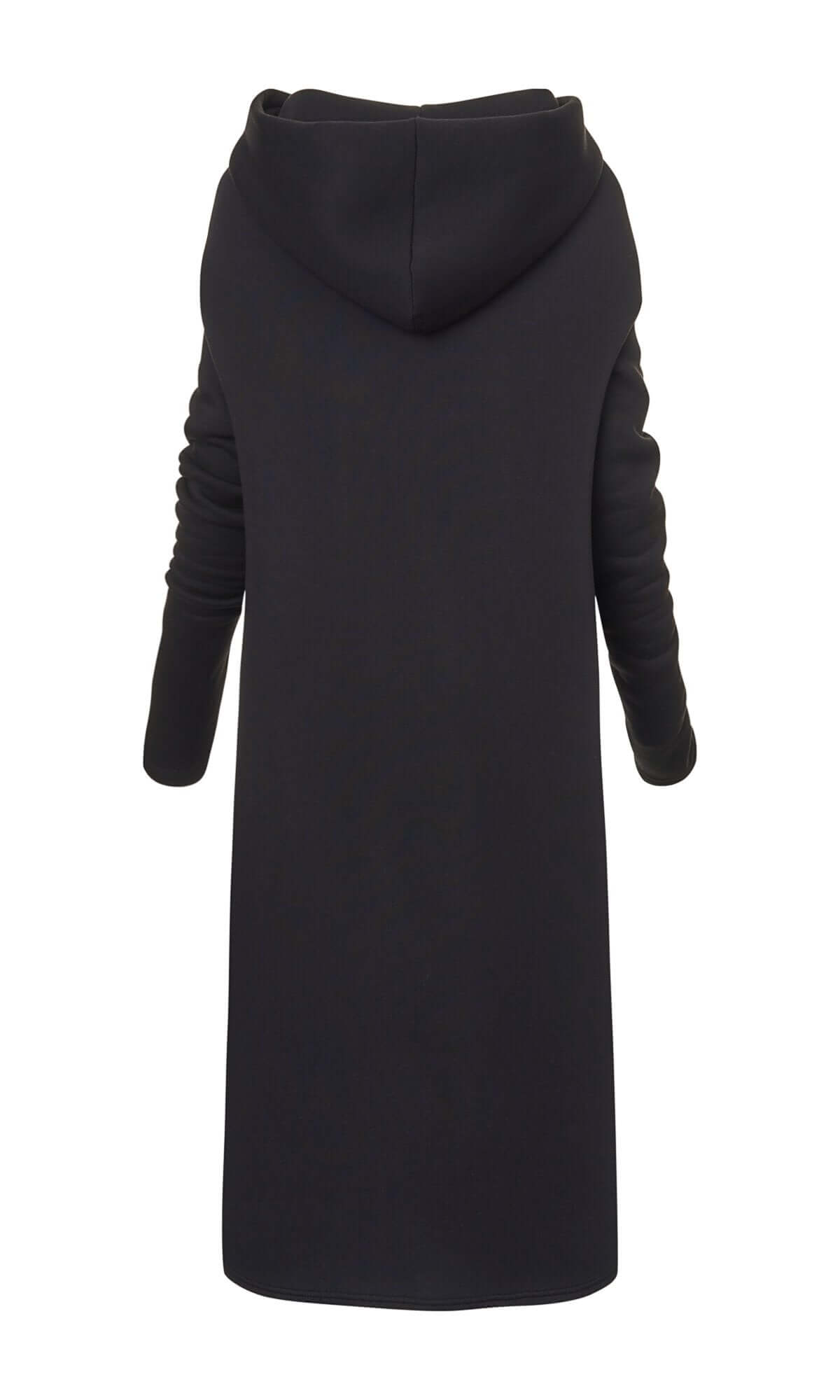 Hoodie extra-long zippé