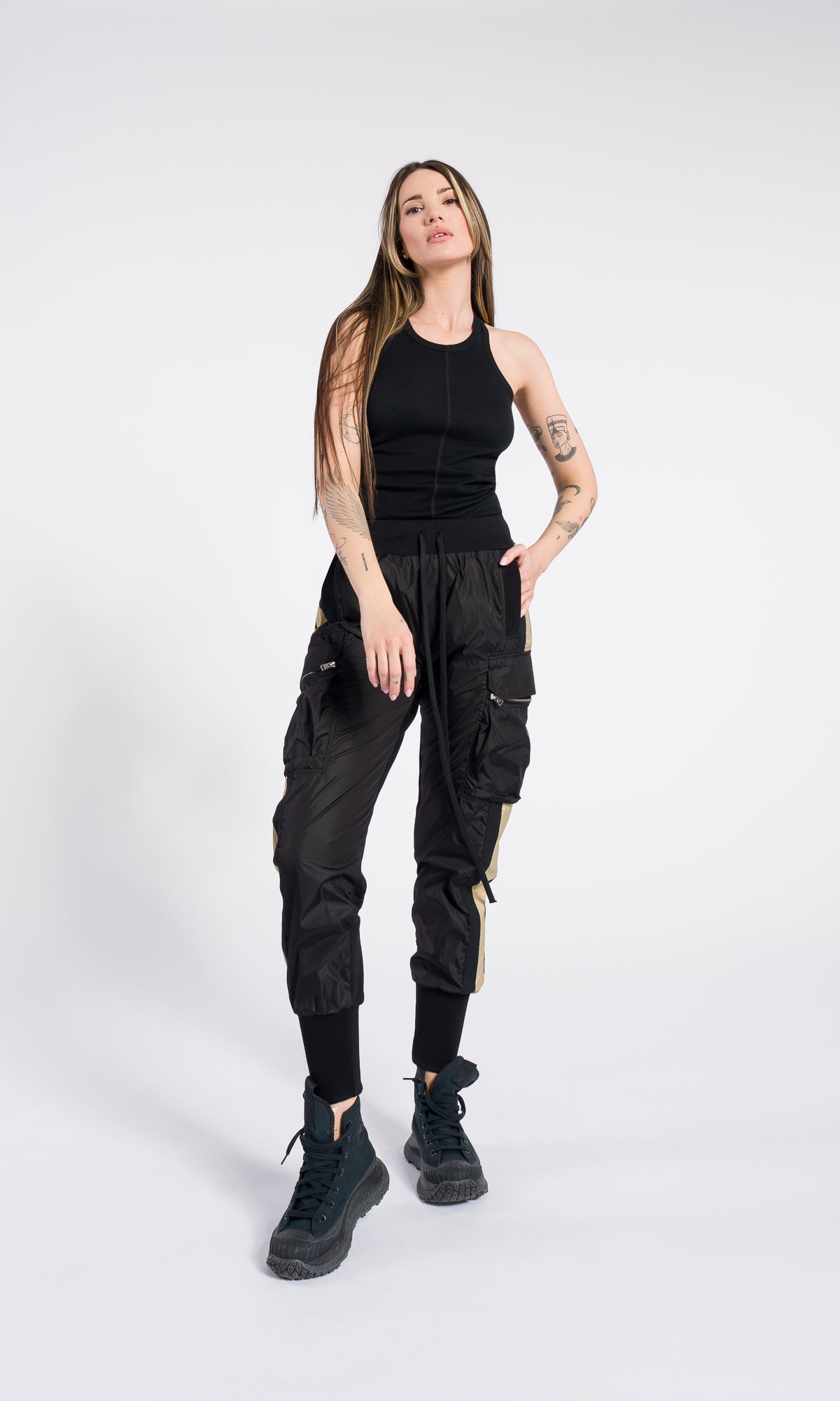Urban Utility Cargo Joggers – Black