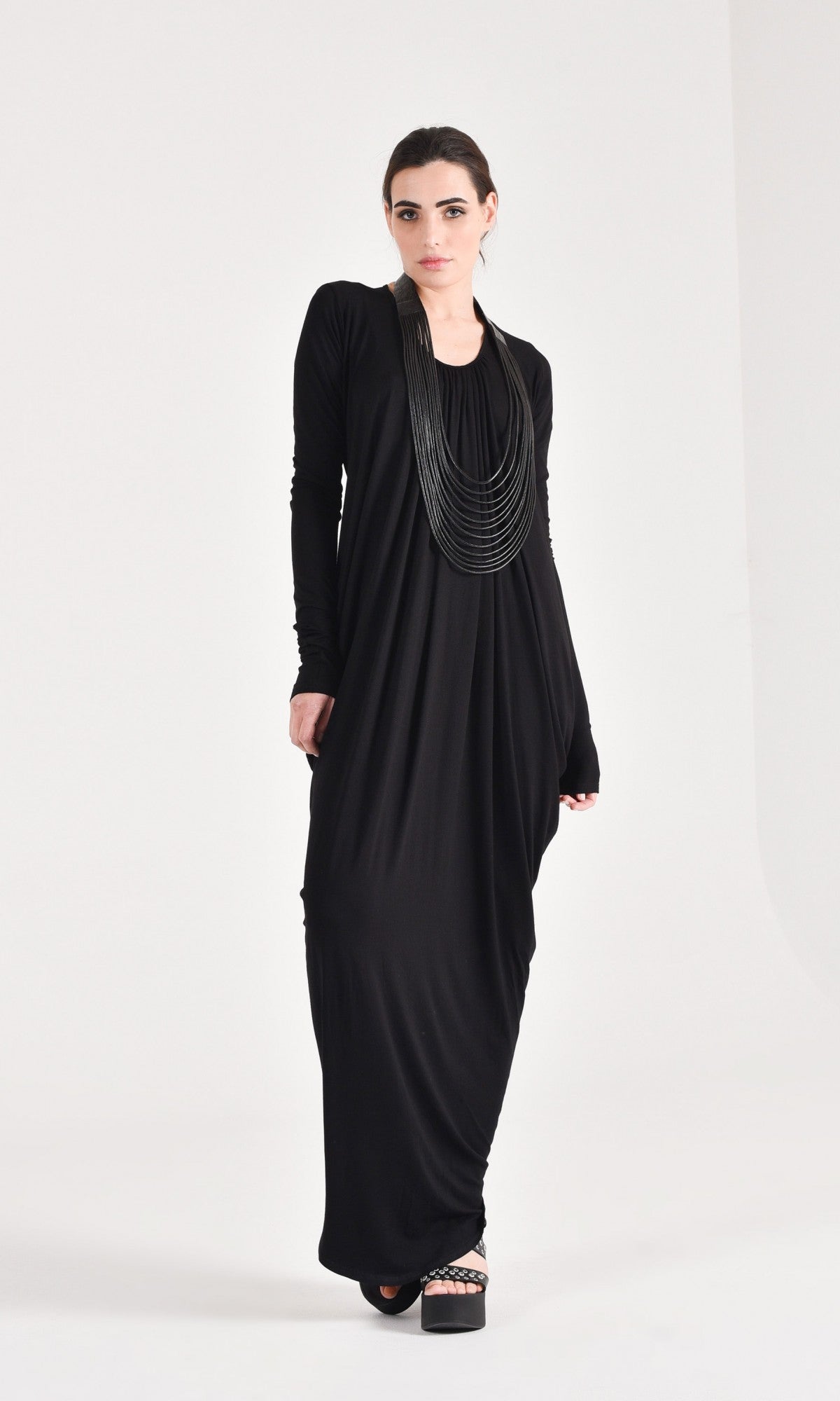 Asymmetric Loose Kaftan Dress - AAKASHA