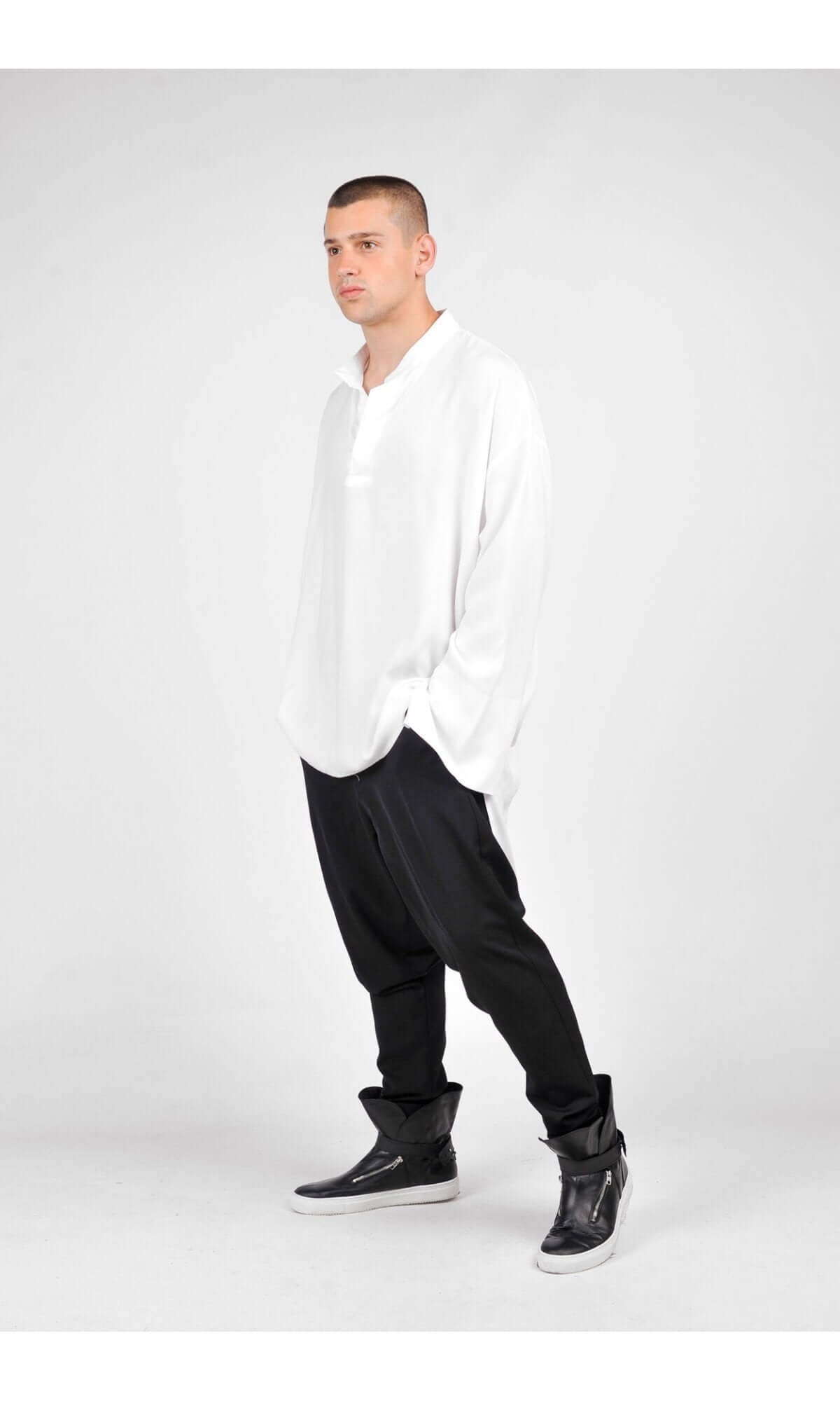 Chemise ample asymétrique