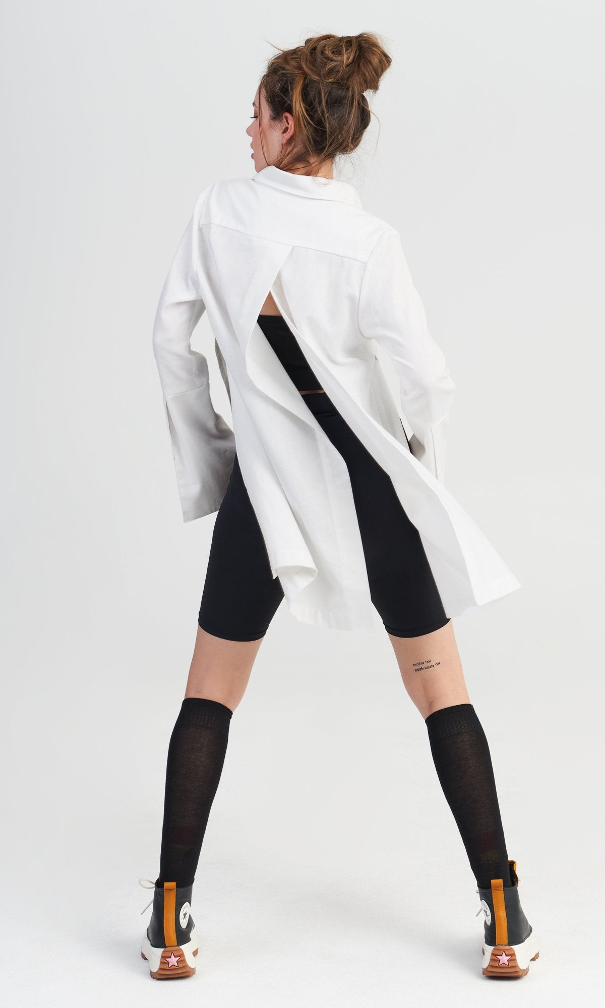 Elegant Asymmetric Linen Shirt