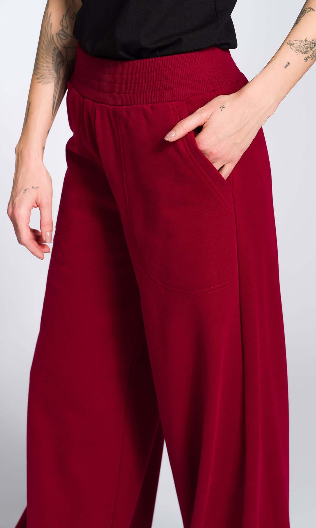 Soft Cotton Wide Leg Pants - AAKASHA