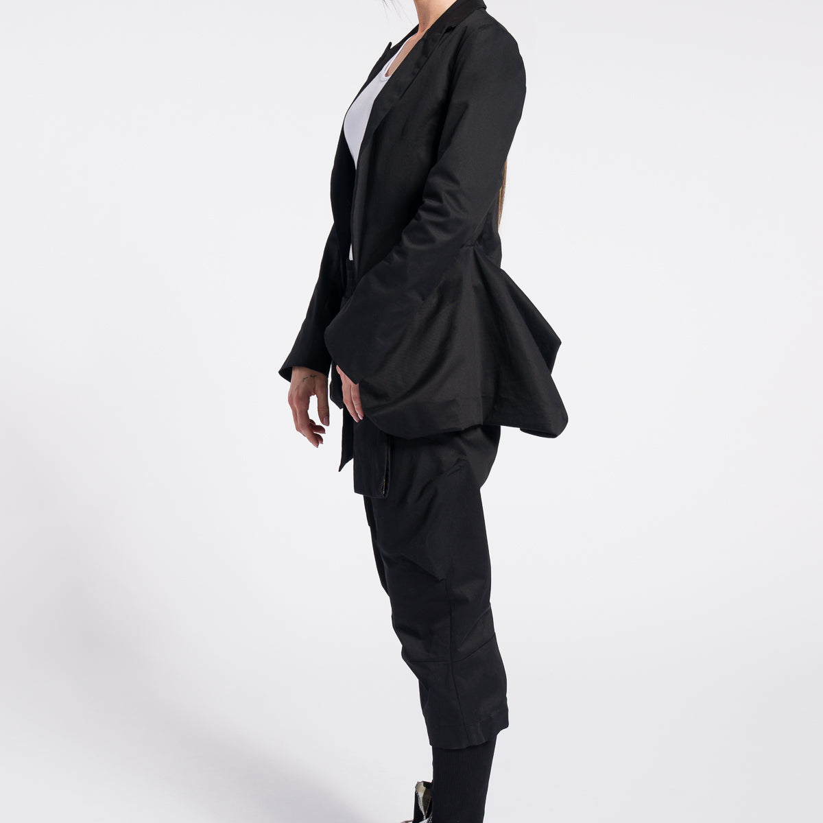 grey dress pants black jacket Men's Light Slim Fit Blazer Sport Coat with The contrasting black satin shawl lapel adds a refined and polished touch A follow-up for my previous