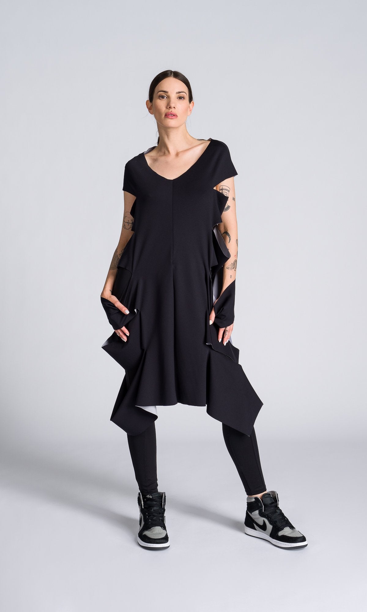 Sleeveless Tunic with Side Cutouts - AAKASHA