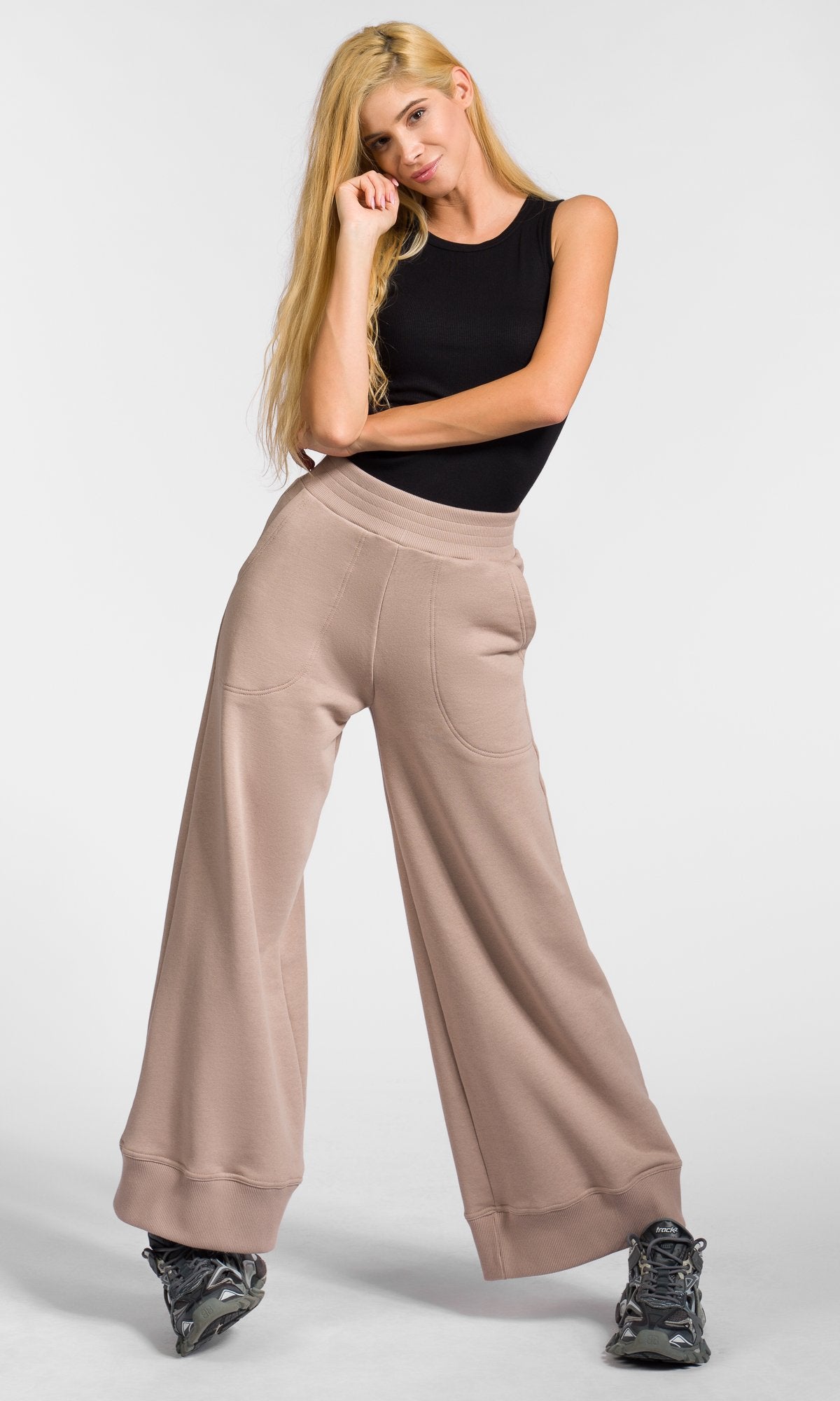 Soft Cotton Wide Leg Pants - AAKASHA