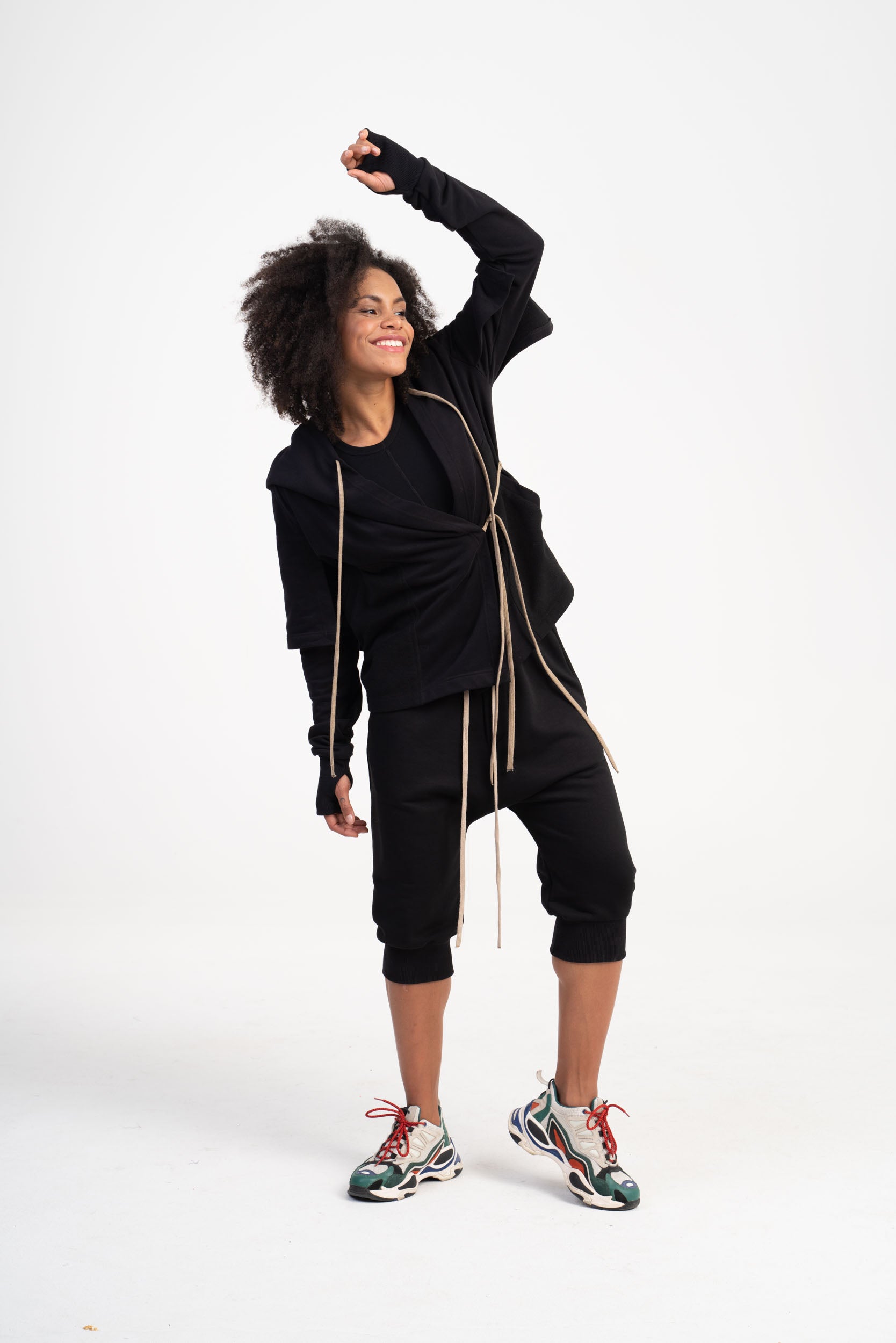 Multi Way Sleeves Hoodie