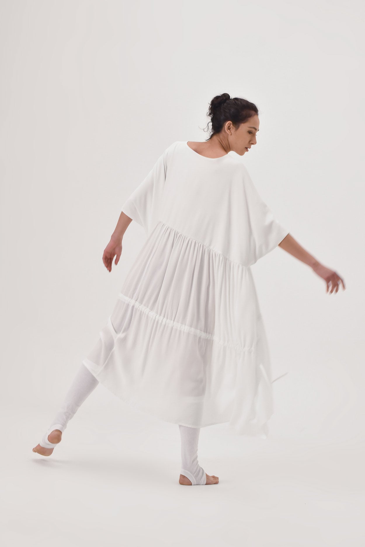 Maxi Chiffon Draped Dress