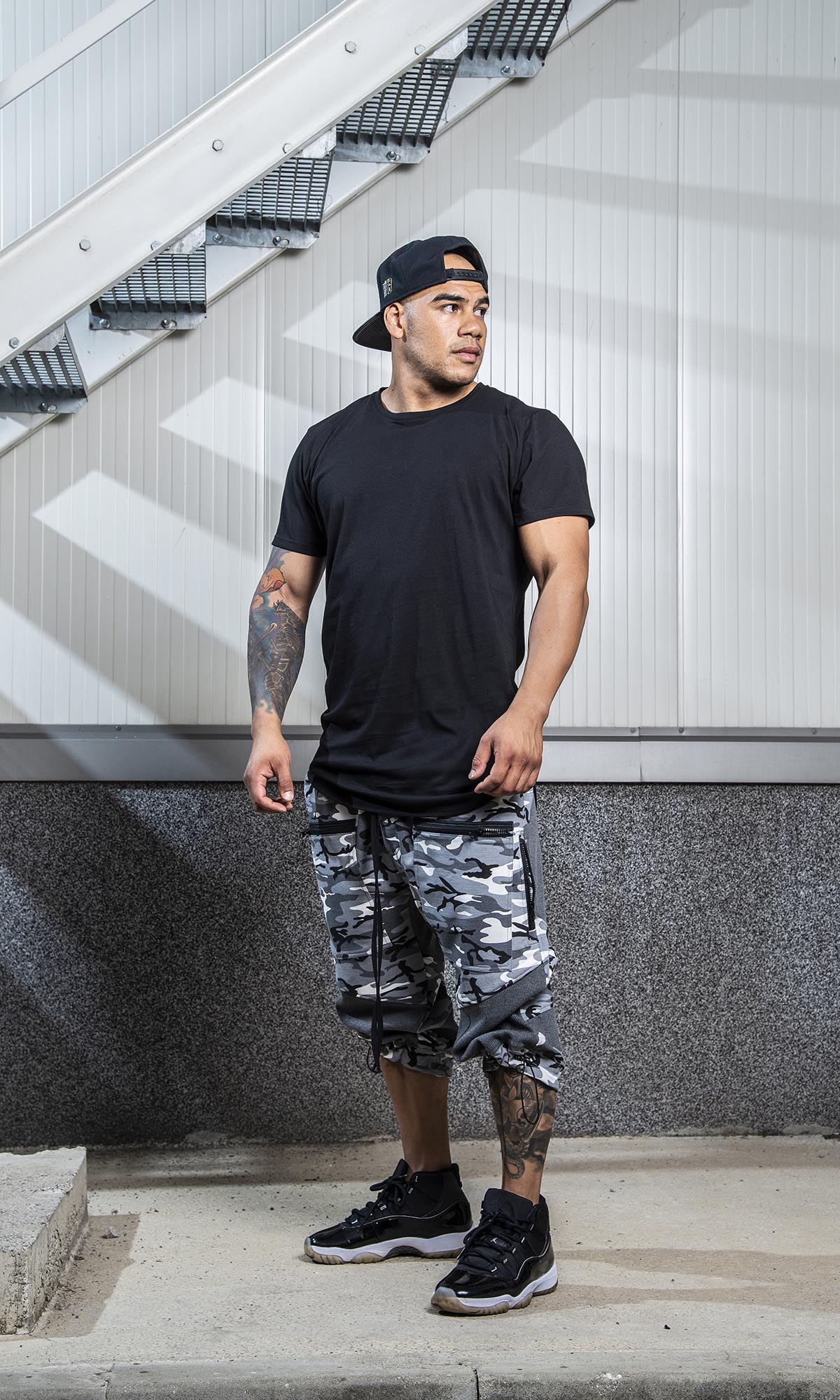 Mid-Calf Camouflage Pants