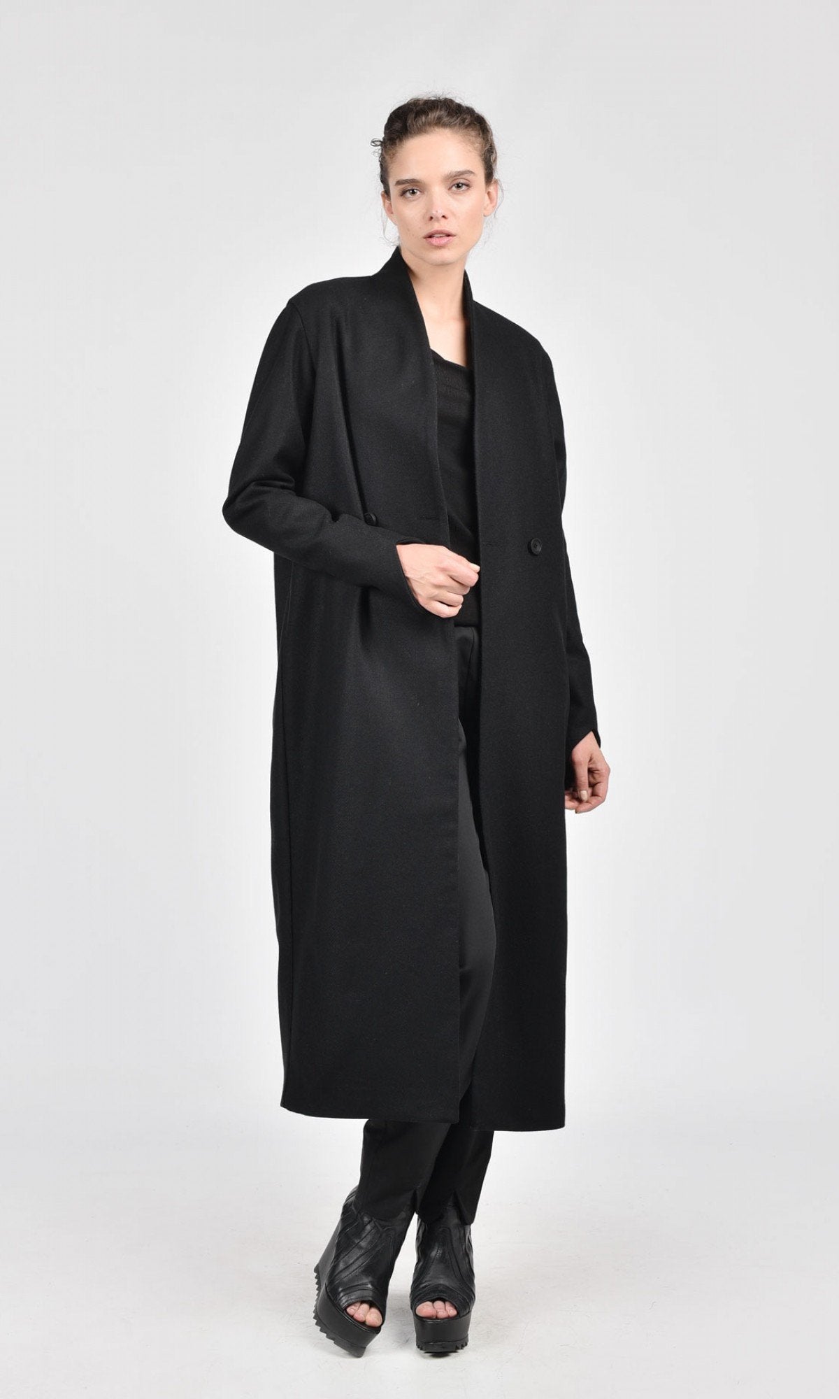 Asymmetric Long Coat