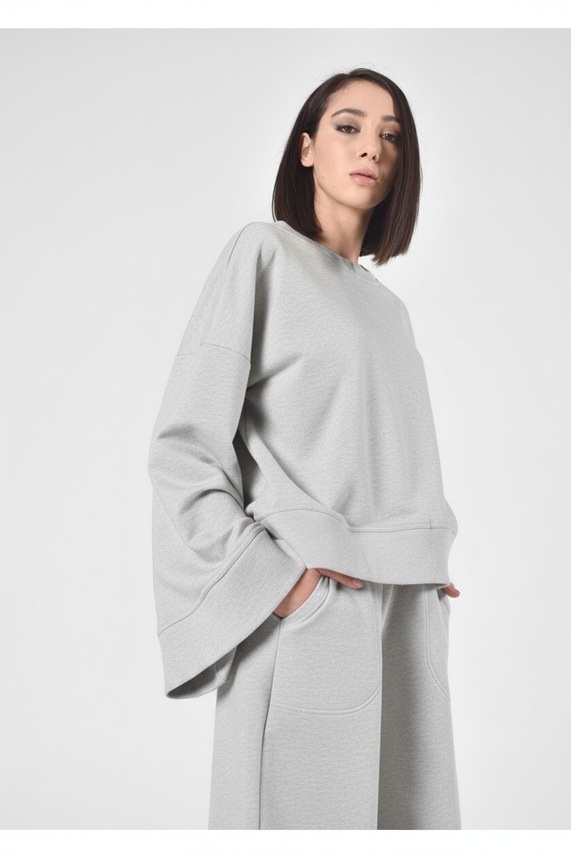 Beautiful Bell Sleeves Blouse