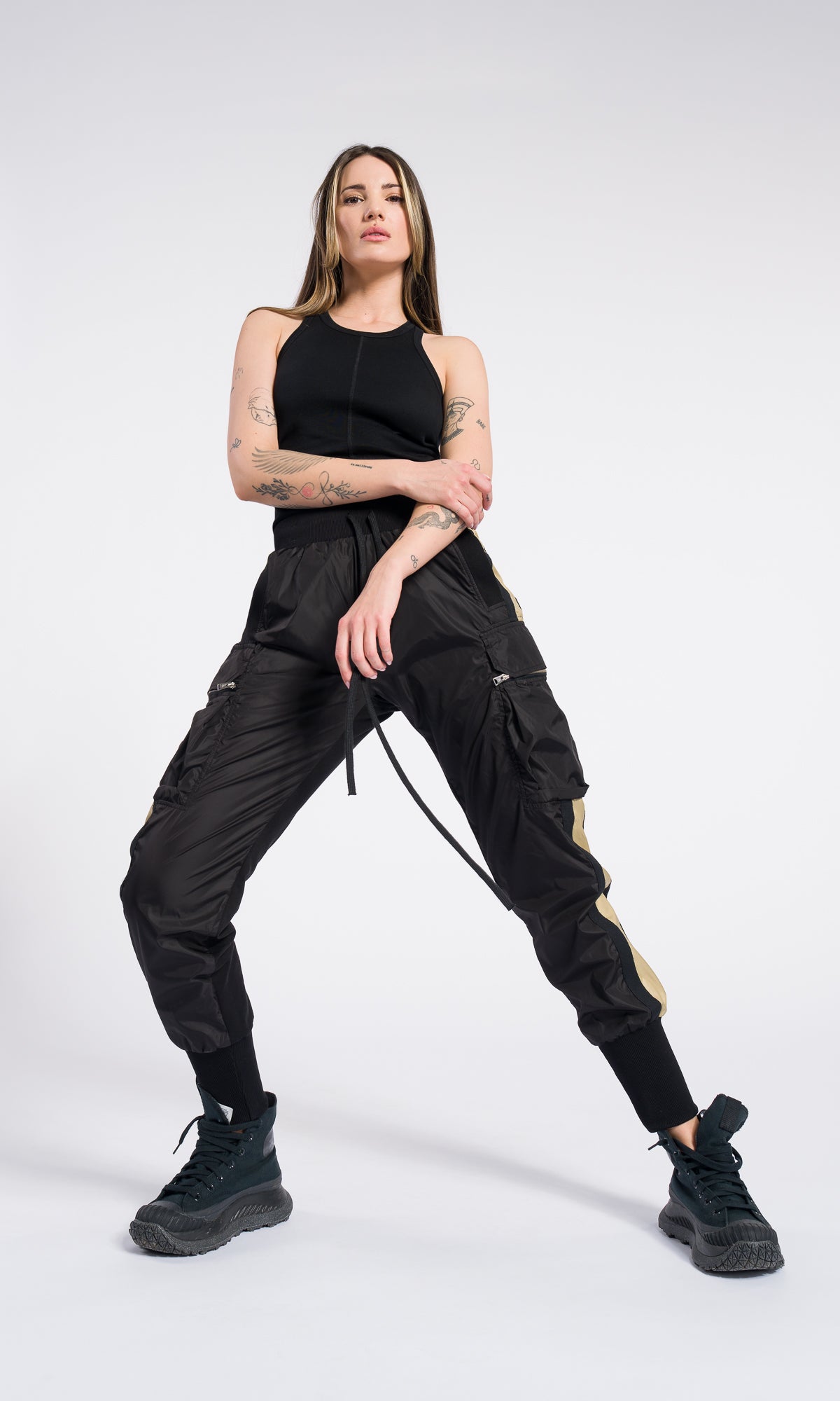 Urban Utility Cargo Joggers – Black