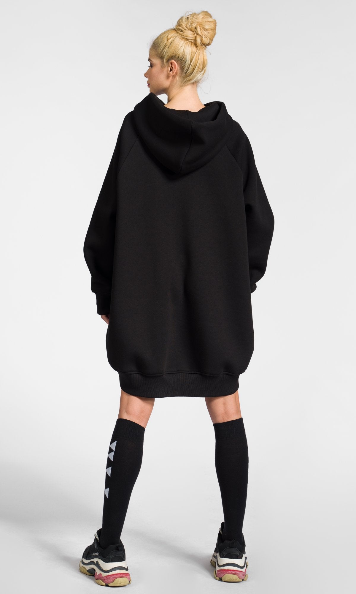 Long Hoodie with Raglan Shoulders - AAKASHA