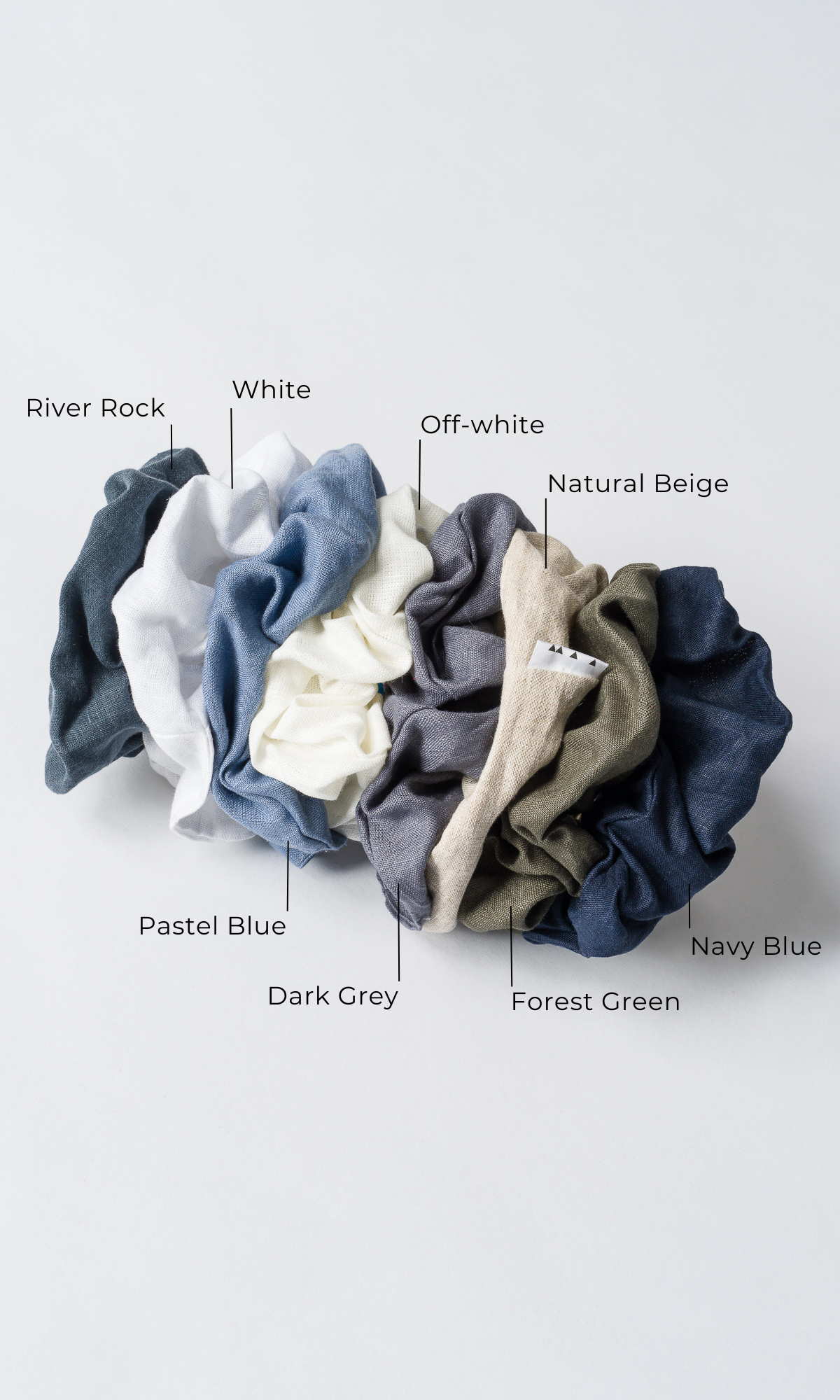 Linen Scrunchie (Pack of 10) - AAKASHA