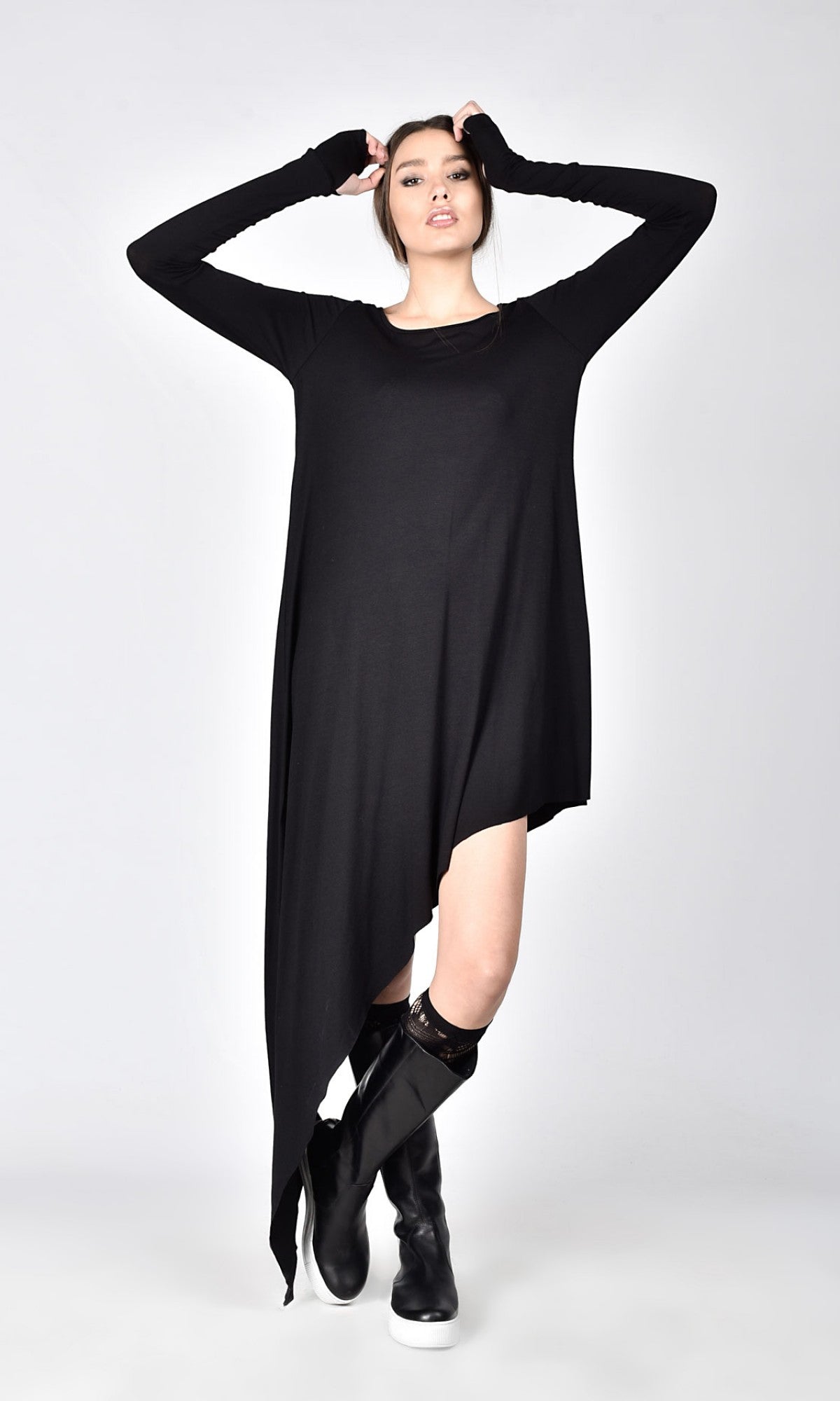 Oversized Loose Asymmetrical Top - AAKASHA