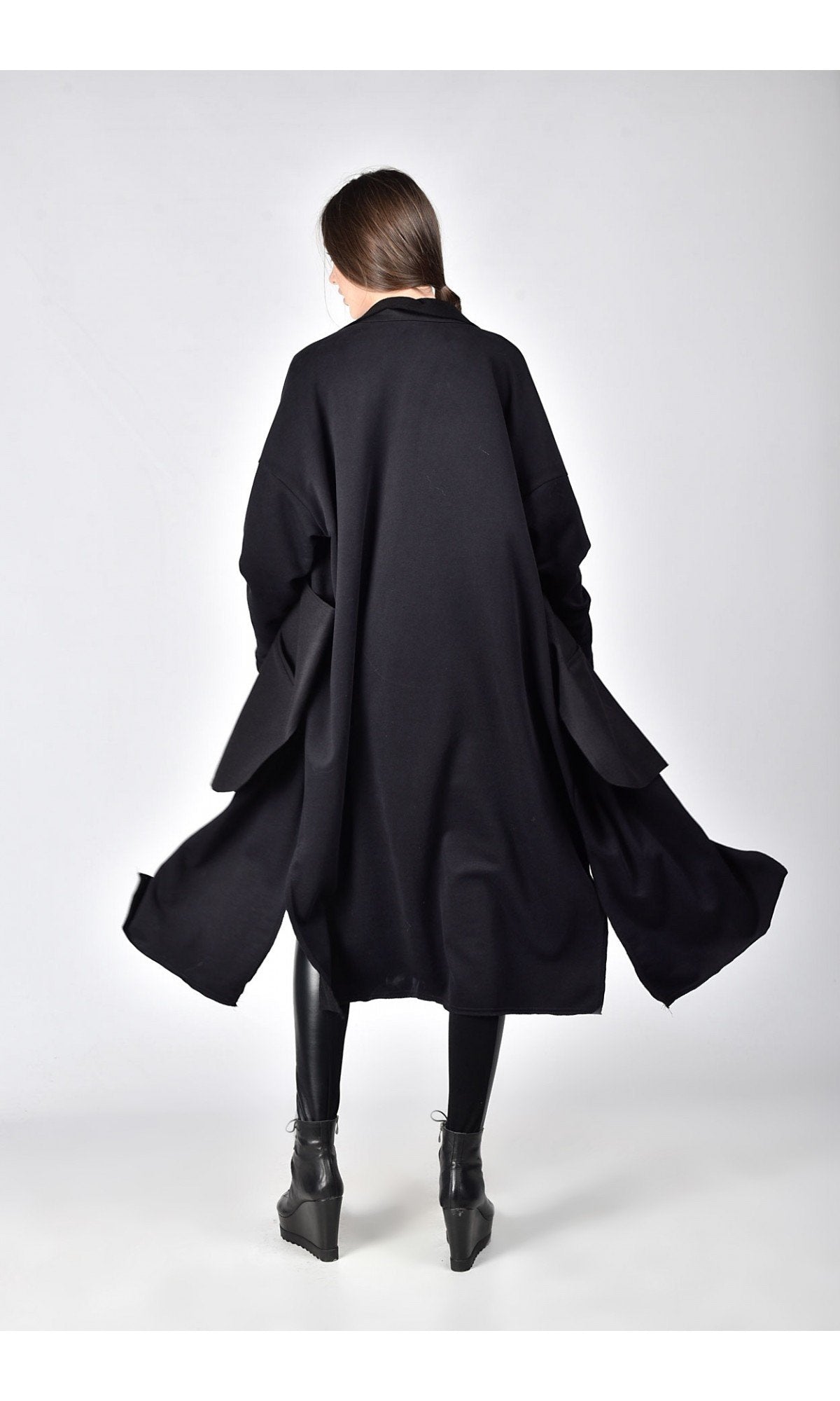 Trench Coat with Side Slits