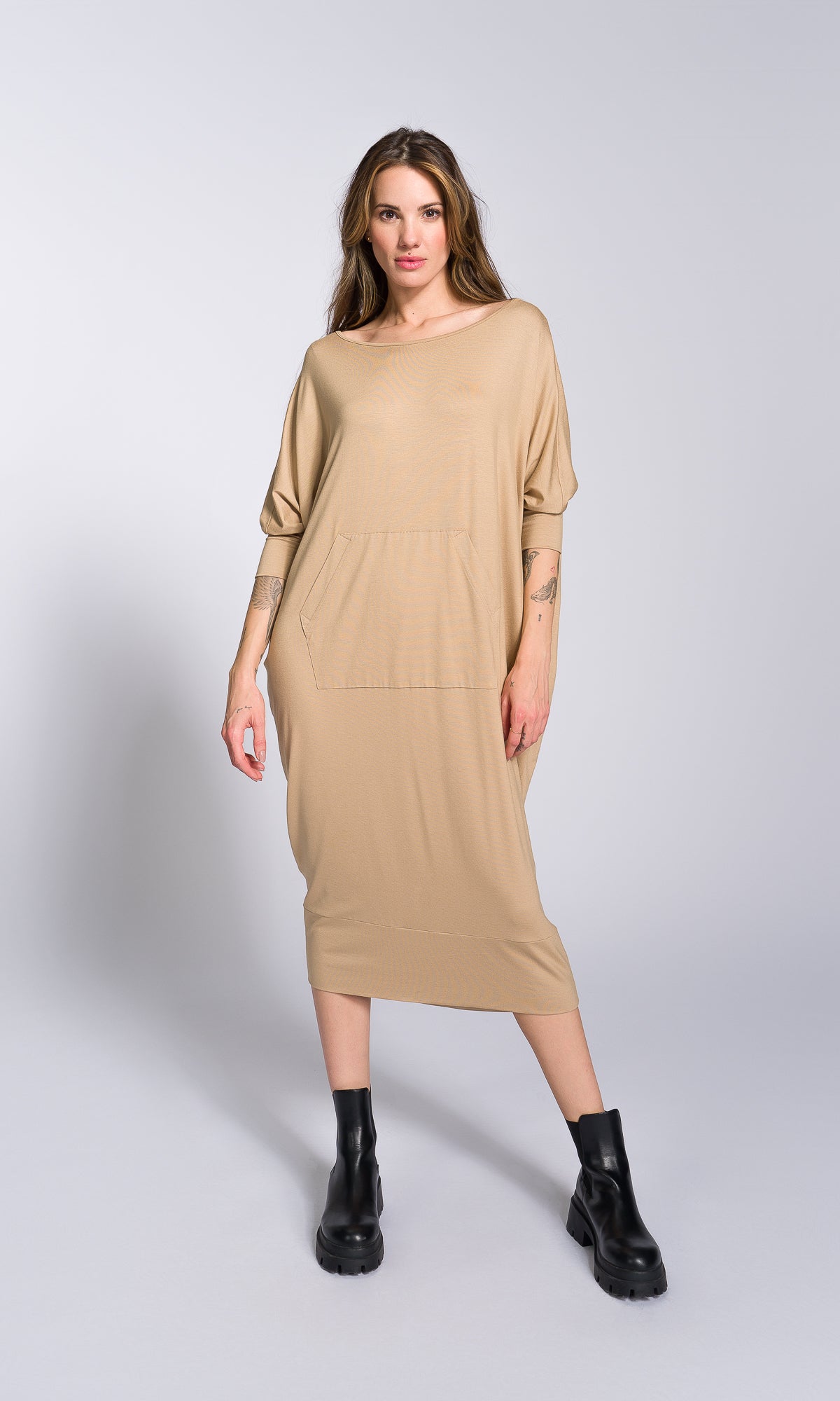 Open Back Modular Midi Dress - AAKASHA