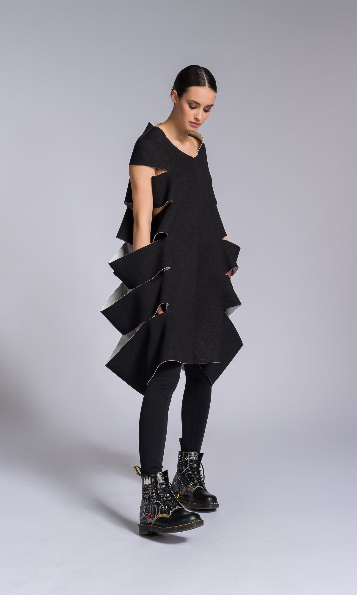 Neoprene Tunic with Side Cutouts - AAKASHA