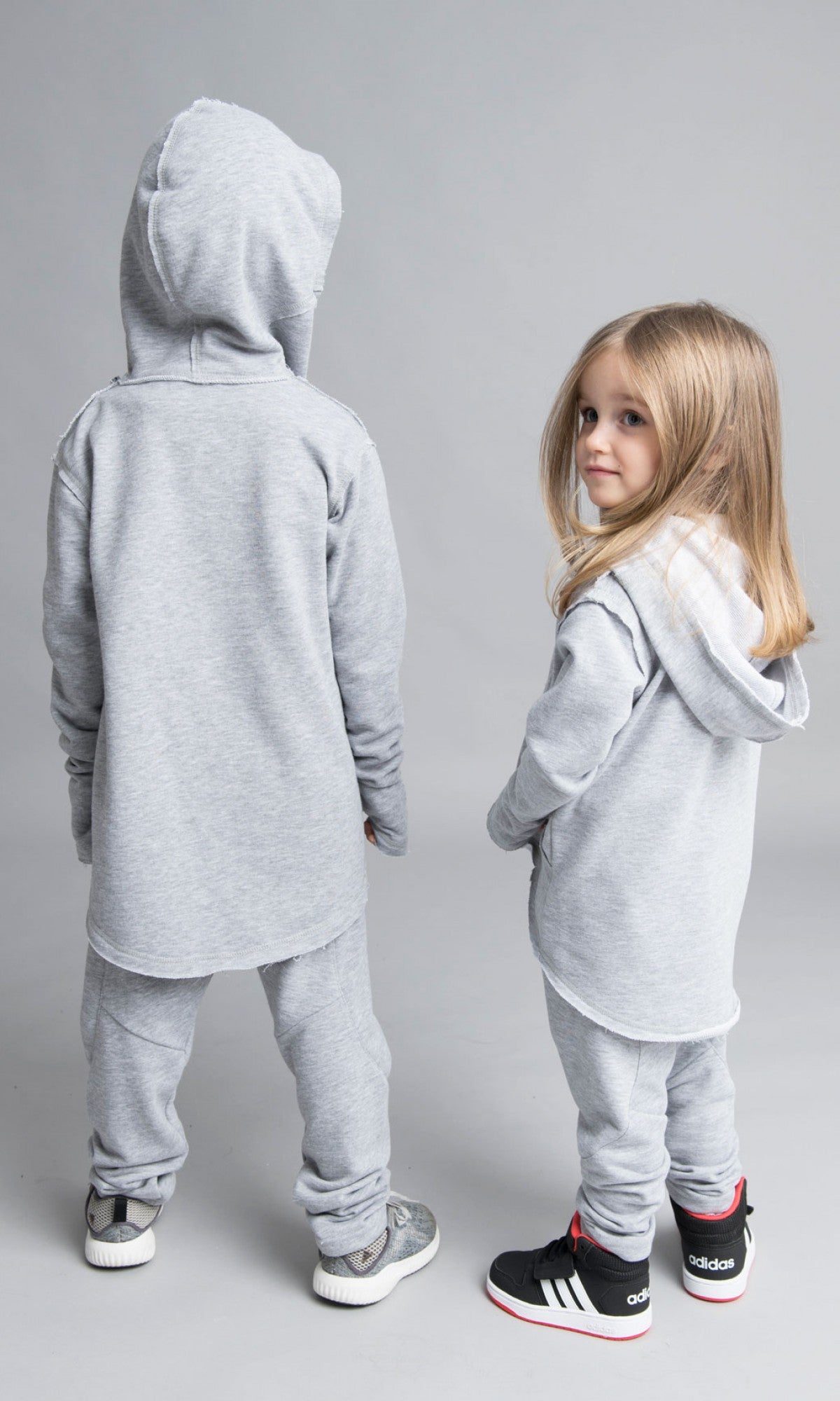 Asymmetric Front Pocket Cotton Hoodie - AAKASHA