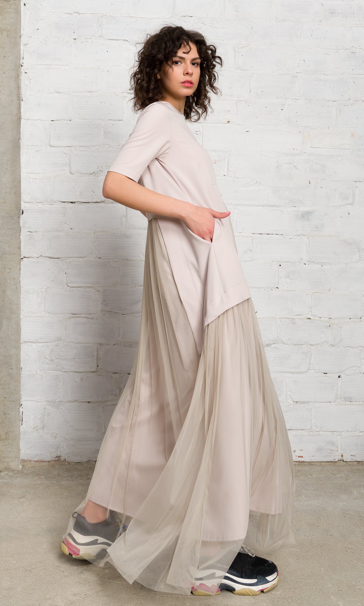 Maxi Tulle Dress - AAKASHA