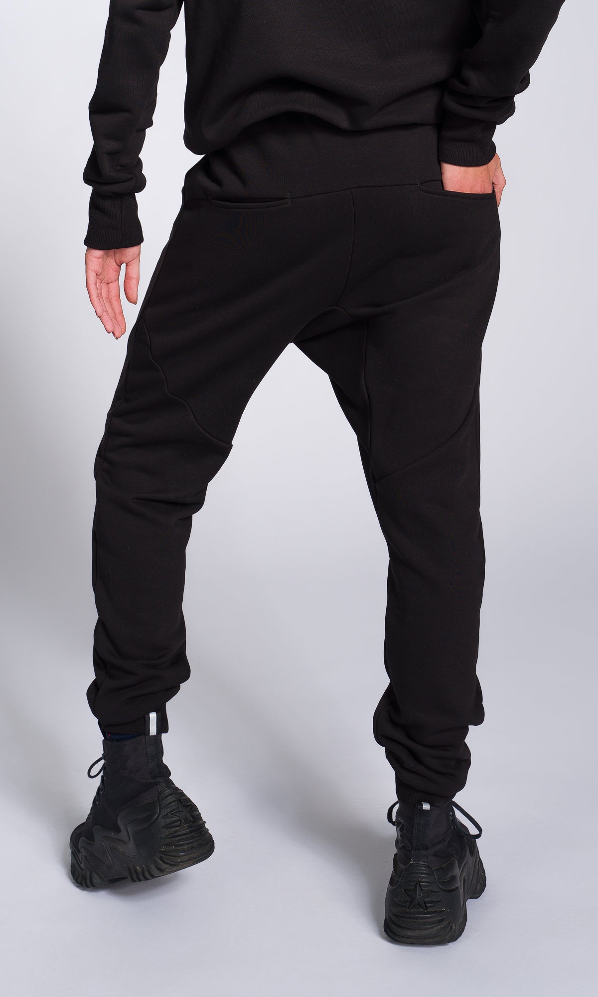 Drop Crotch Jogger Pants - AAKASHA