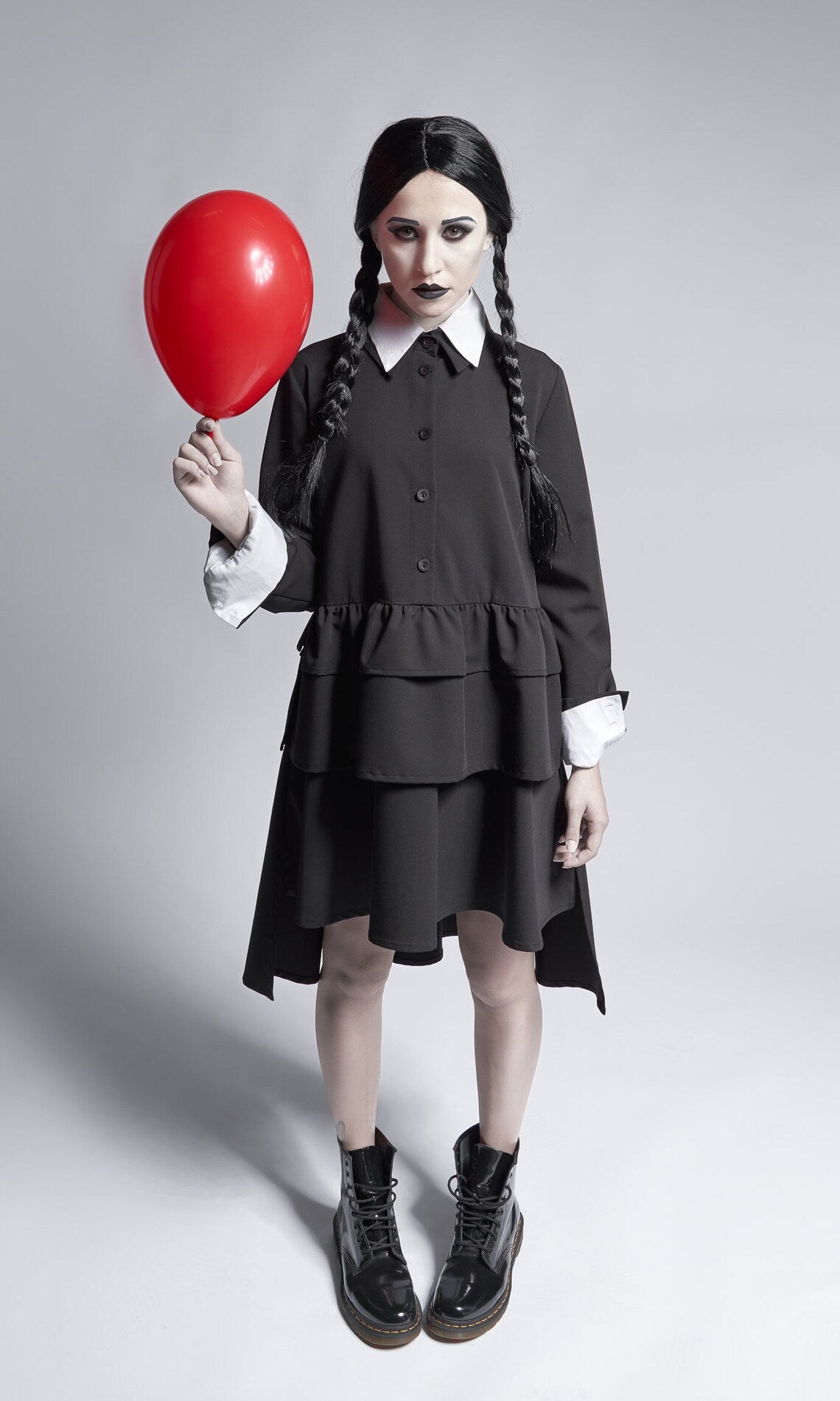 Wednesday Addams Shirt Dress