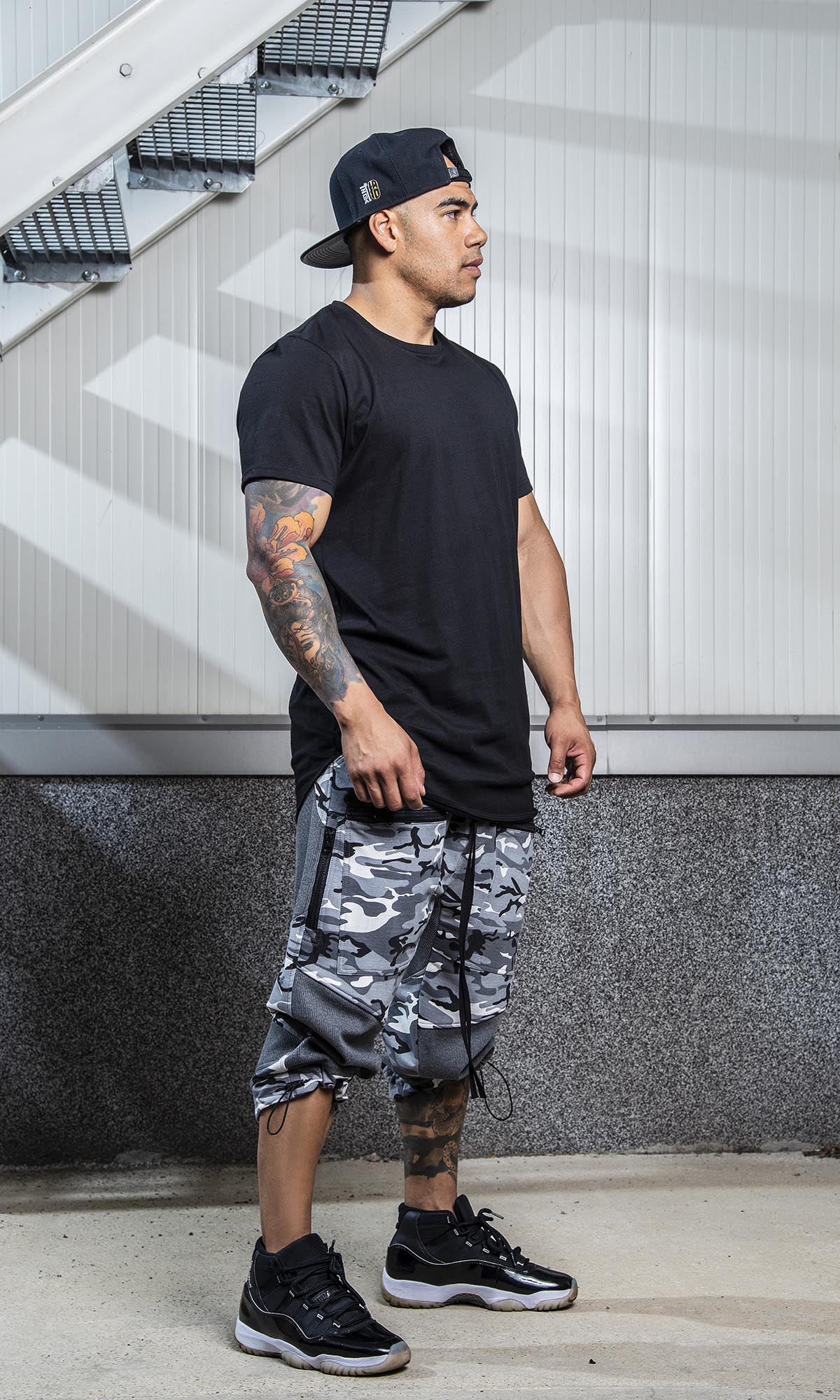 Mid-Calf Camouflage Pants