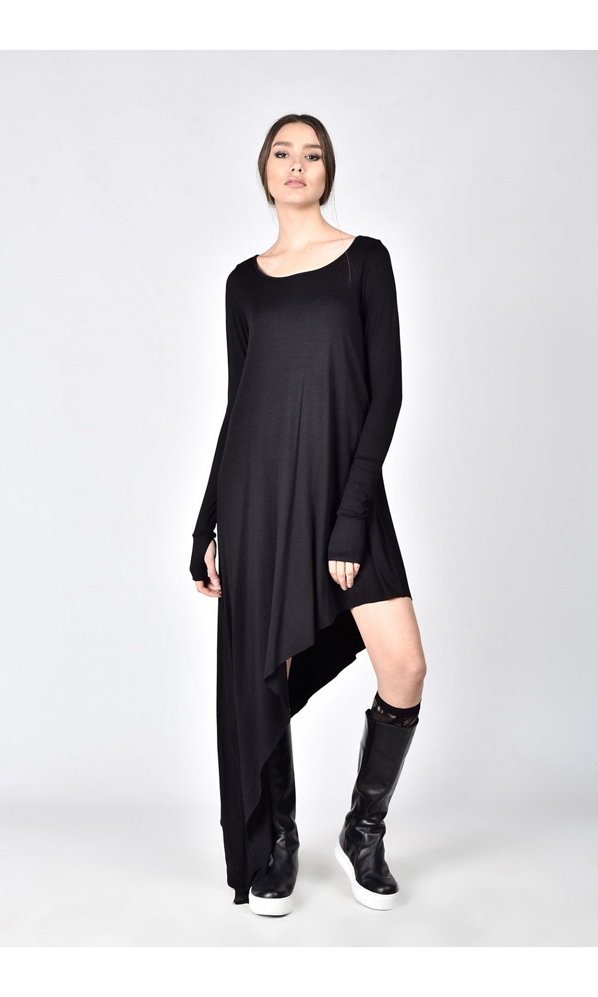 Oversized Loose Asymmetrical Top - AAKASHA