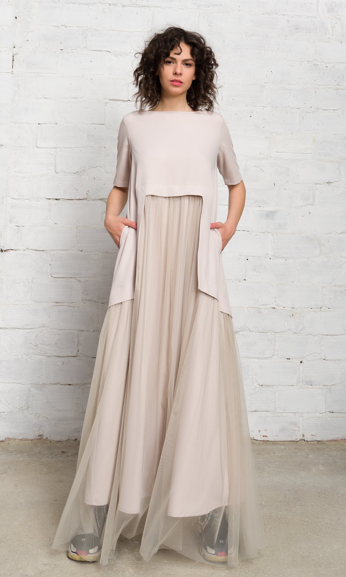 Maxi Tulle Dress - AAKASHA