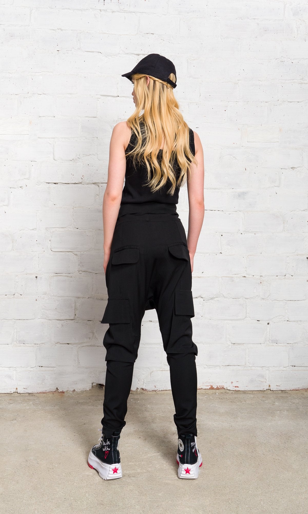 Drop Crotch Cargo Pants