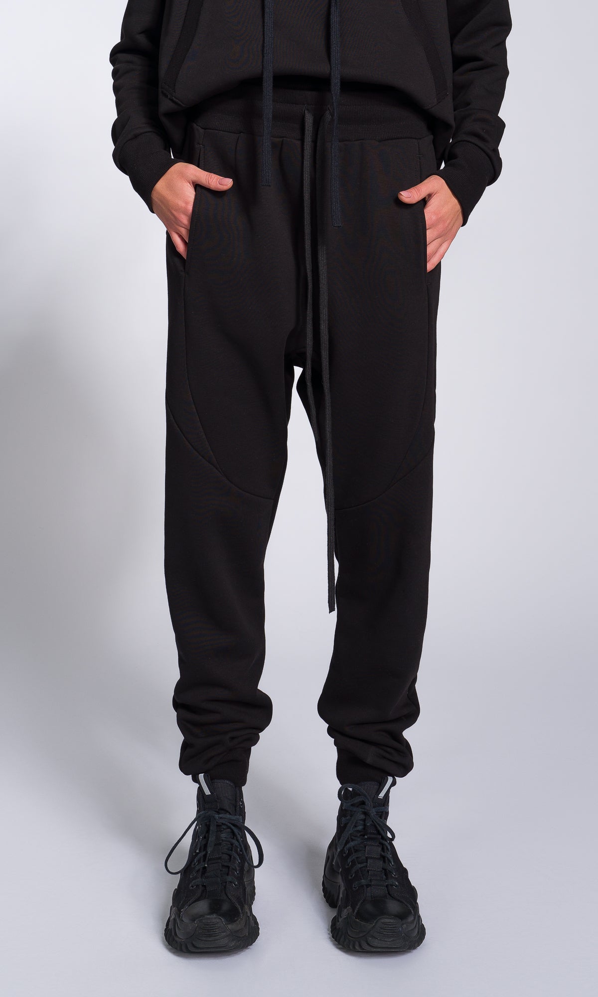 Drop Crotch Jogger Pants - AAKASHA