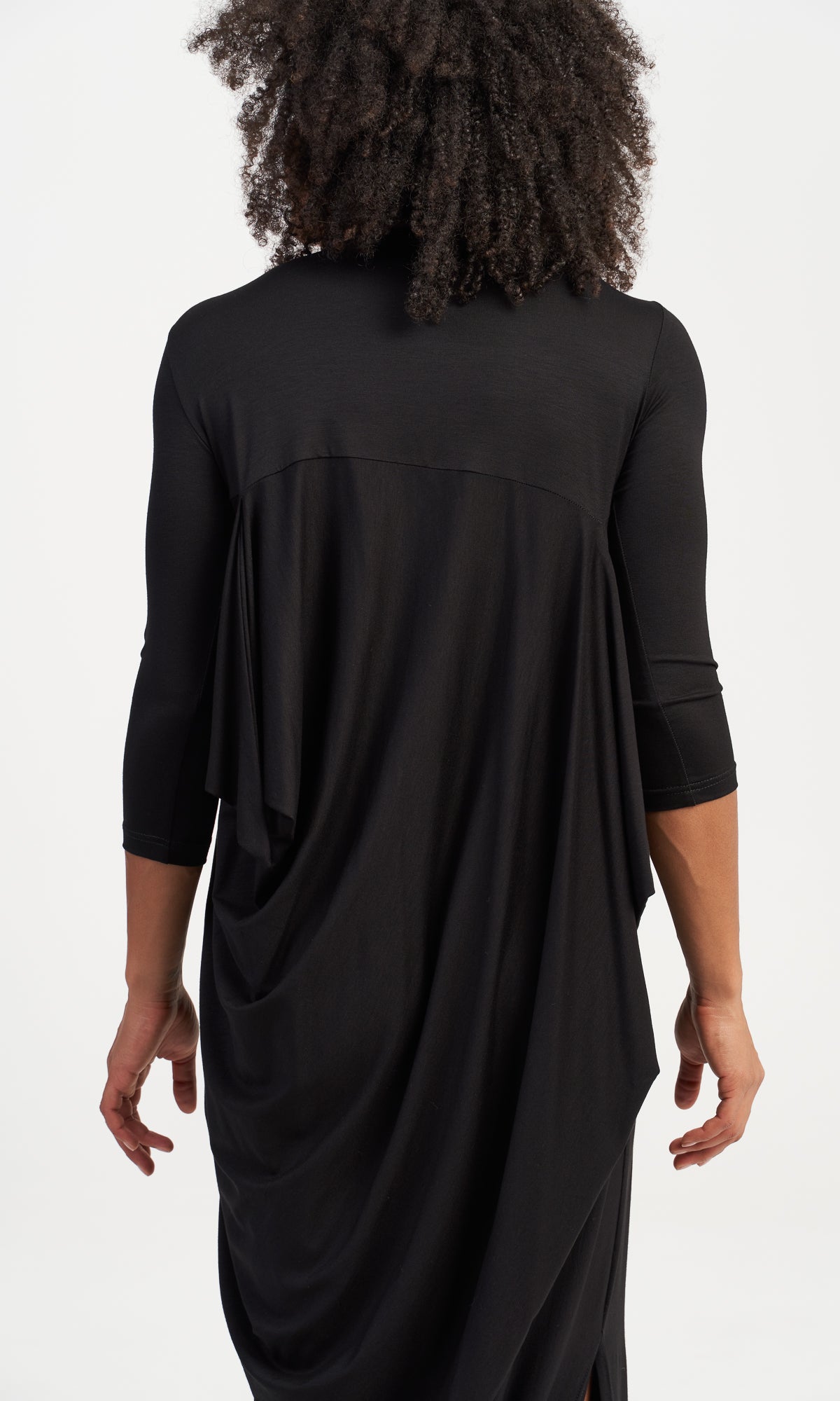 Long Asymmetric Dress with Side Slit