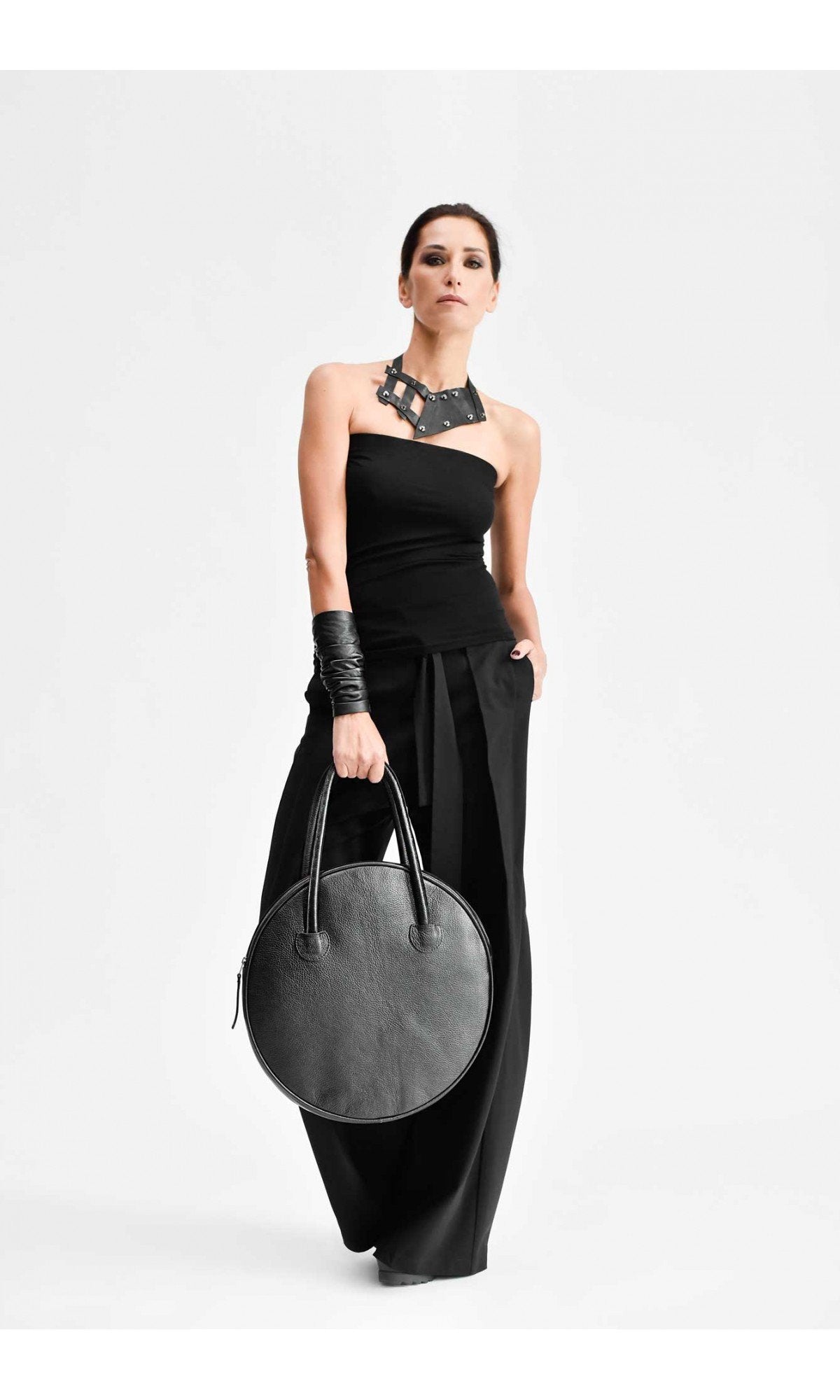 Medium Circle Shoulder Bag - AAKASHA