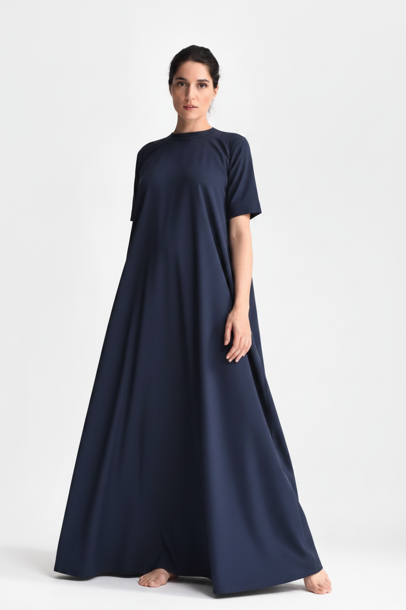 Short Sleeved Maxi Dress