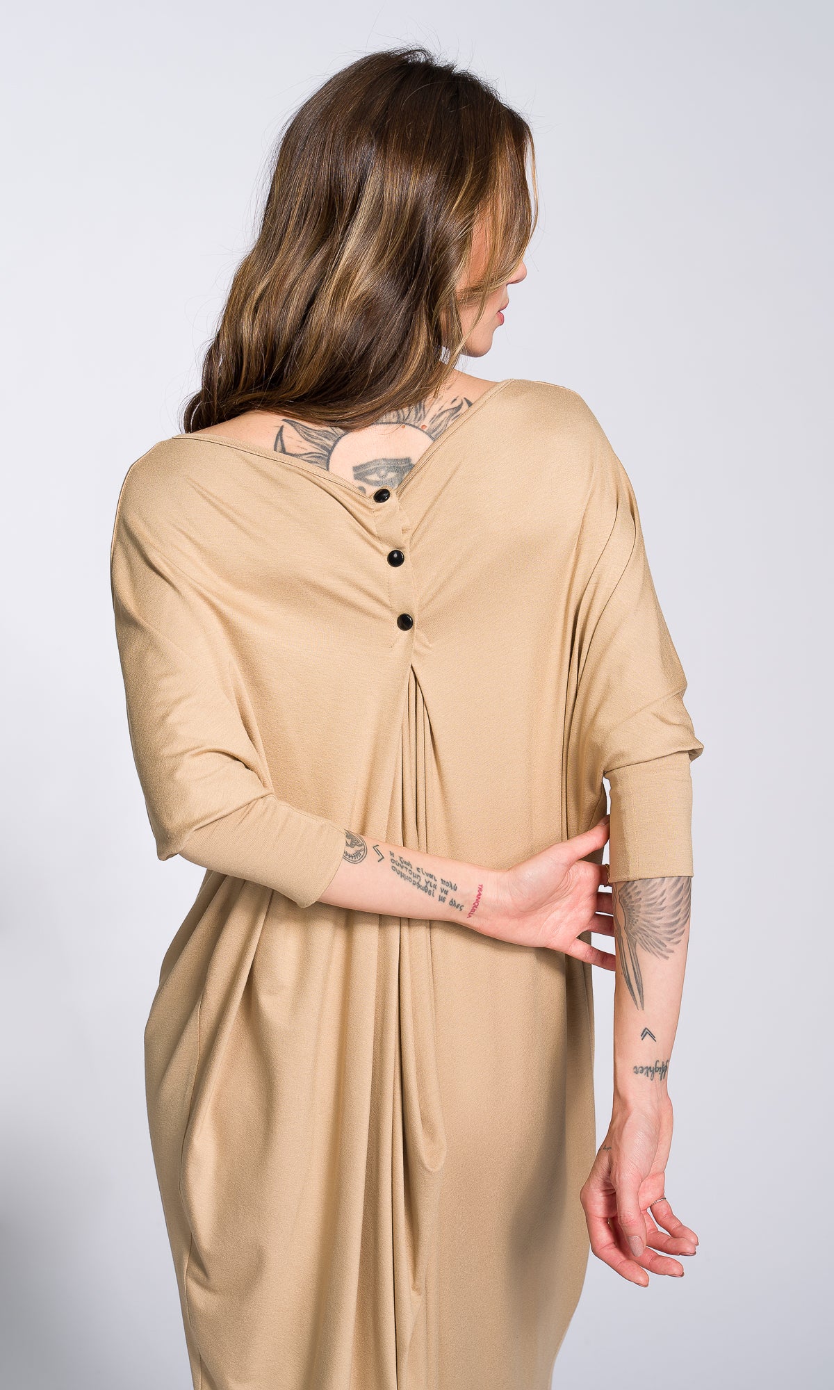 Open Back Modular Midi Dress - AAKASHA