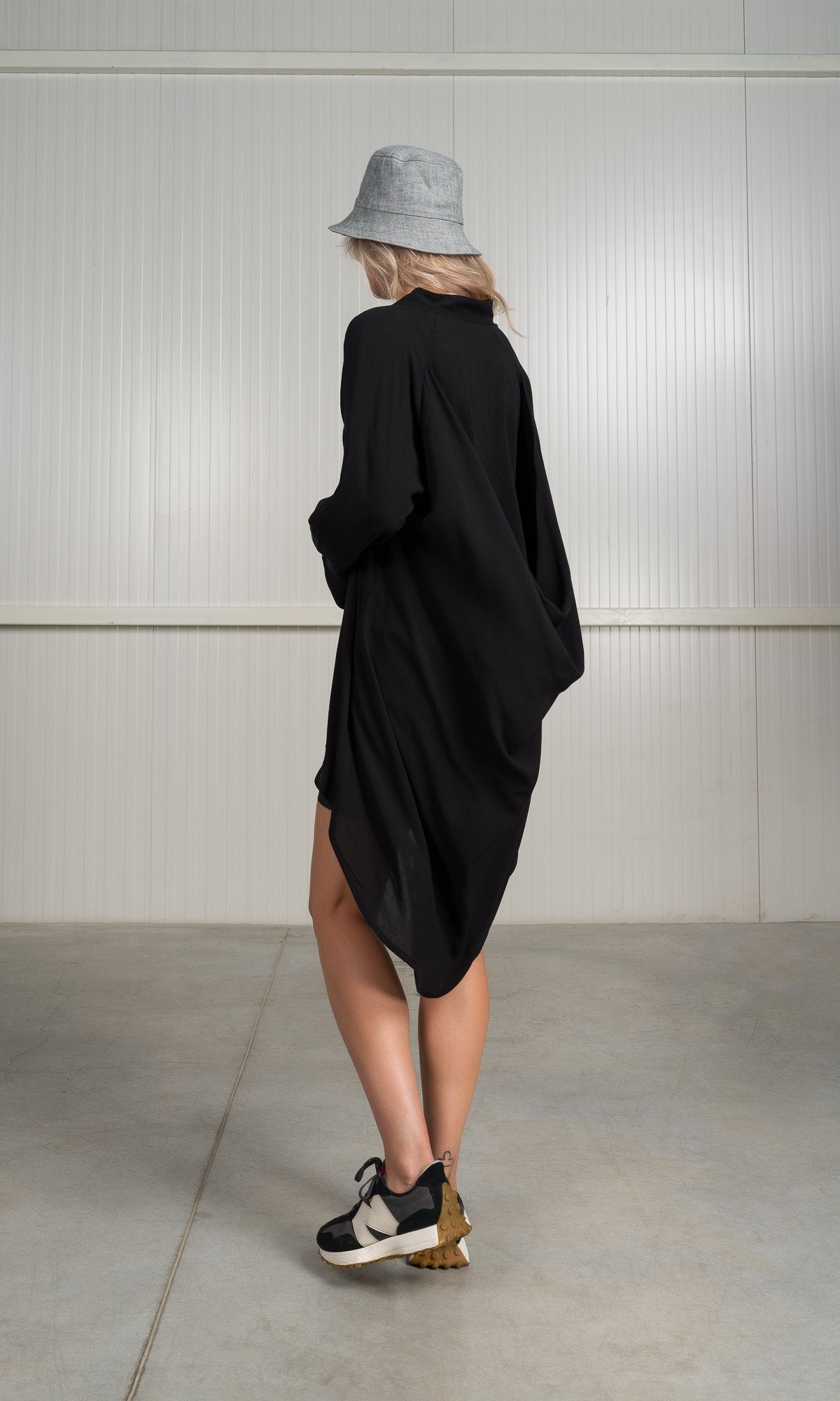 Draped Back Tunic Shirt - AAKASHA