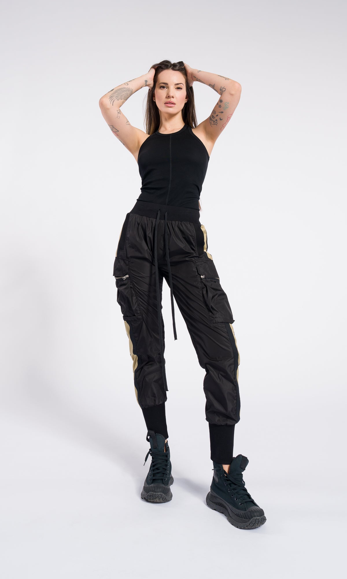 Urban Utility Cargo Joggers – Black