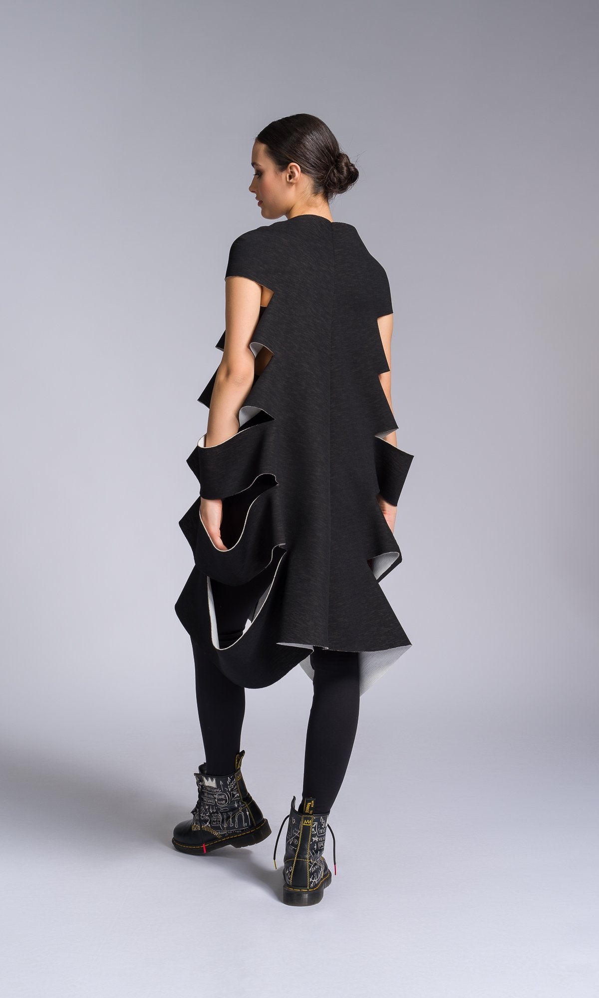 Neoprene Tunic with Side Cutouts - AAKASHA